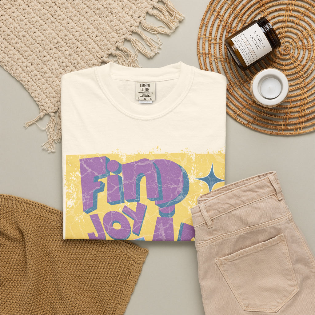 Find Joy In Small Things Textured T-Shirt