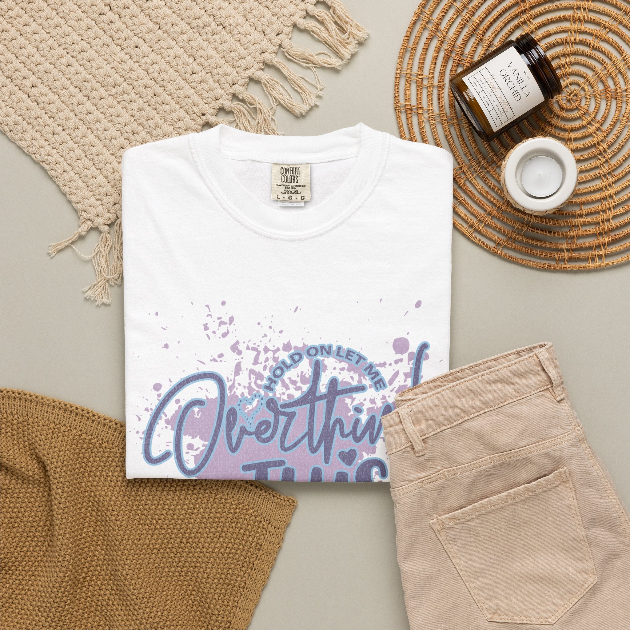 Overthink This T-Shirt — Textured Humorous Mindfulness Graphic Tee