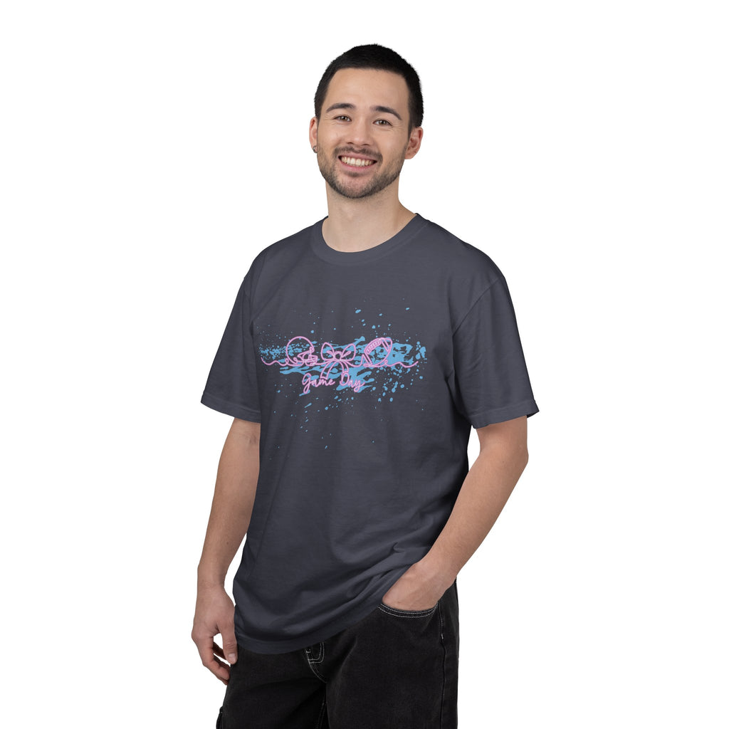 Coquette Aesthetic Football Game Day Textured Tee