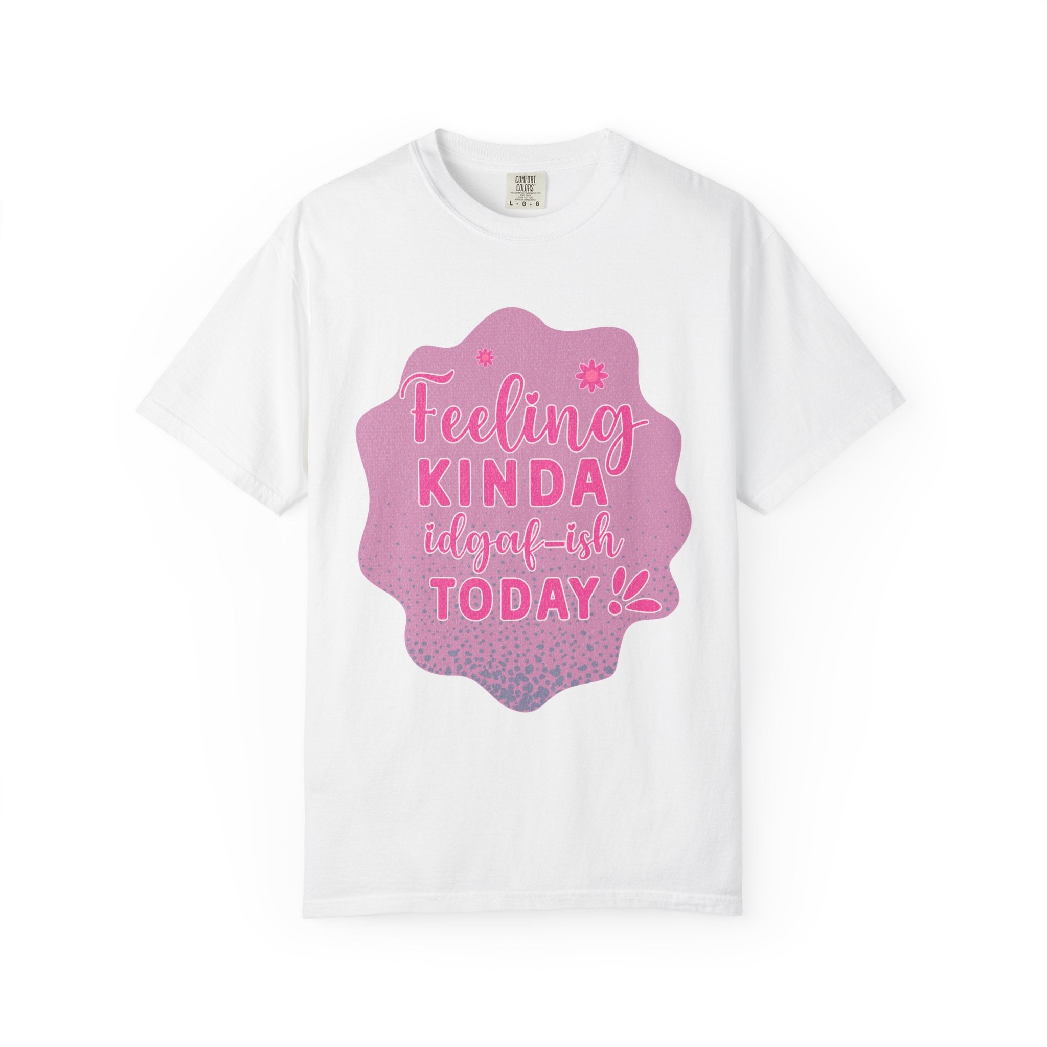 Feeling Kinda IDGAF Textured Retro Tee
