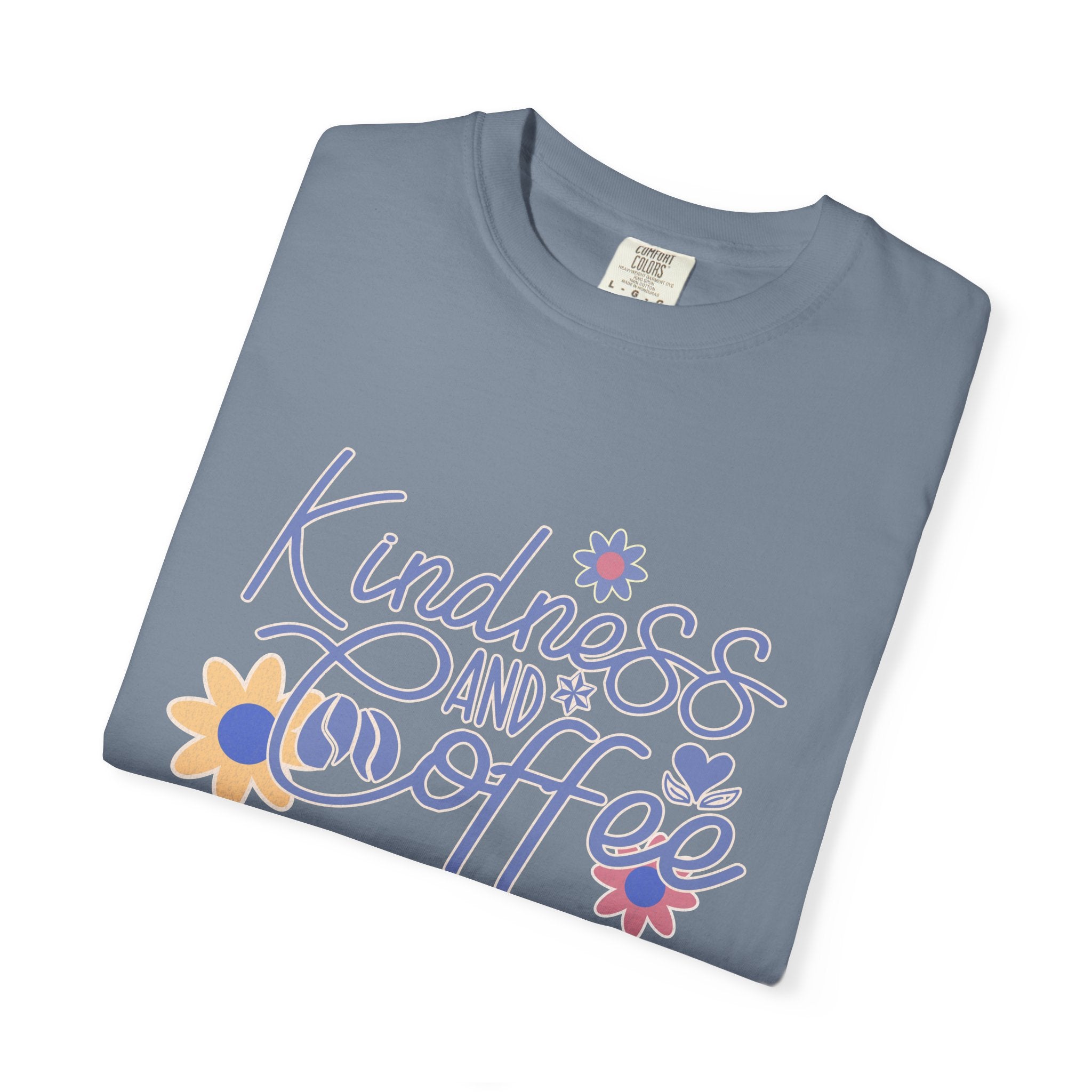 Textured Kindness and Coffee T-Shirt