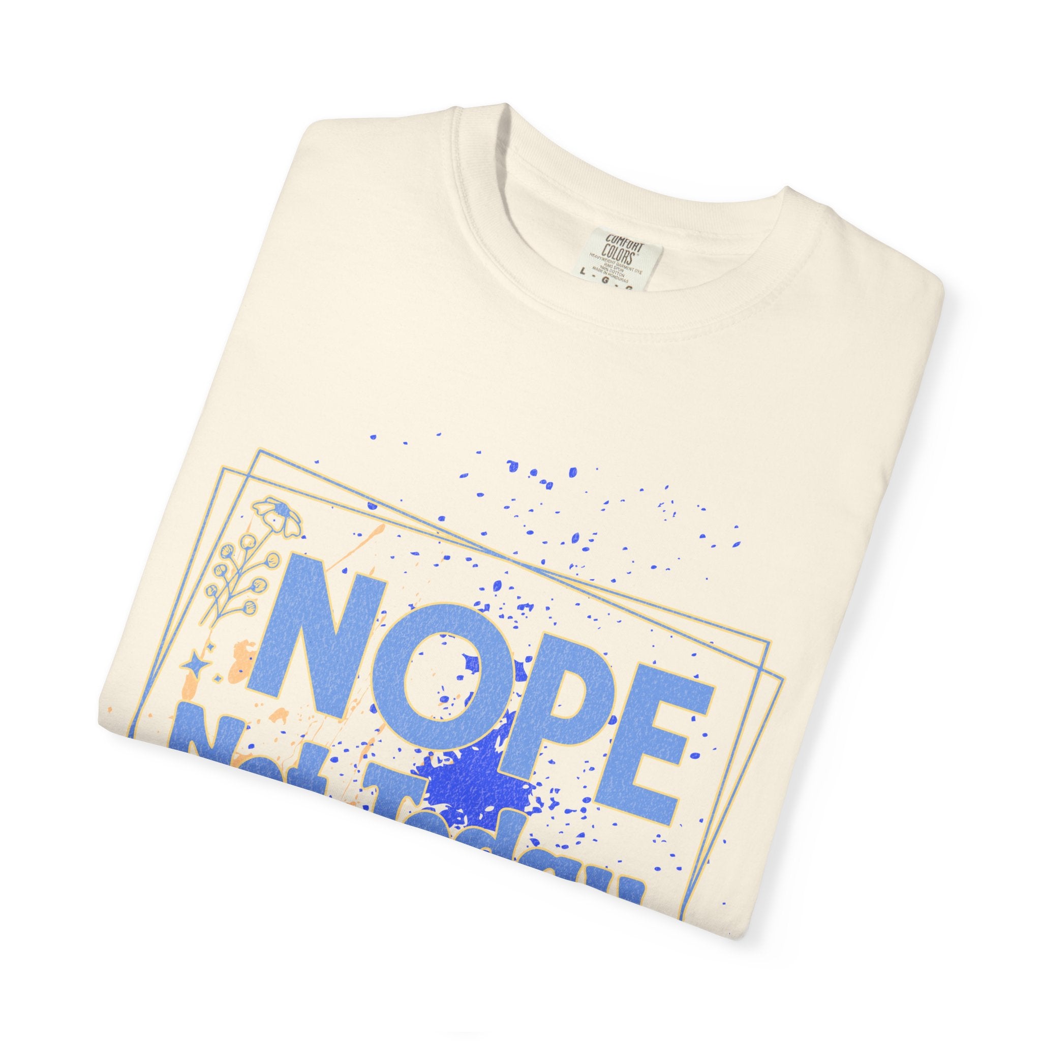 Textured Retro Nope Not Today Tee