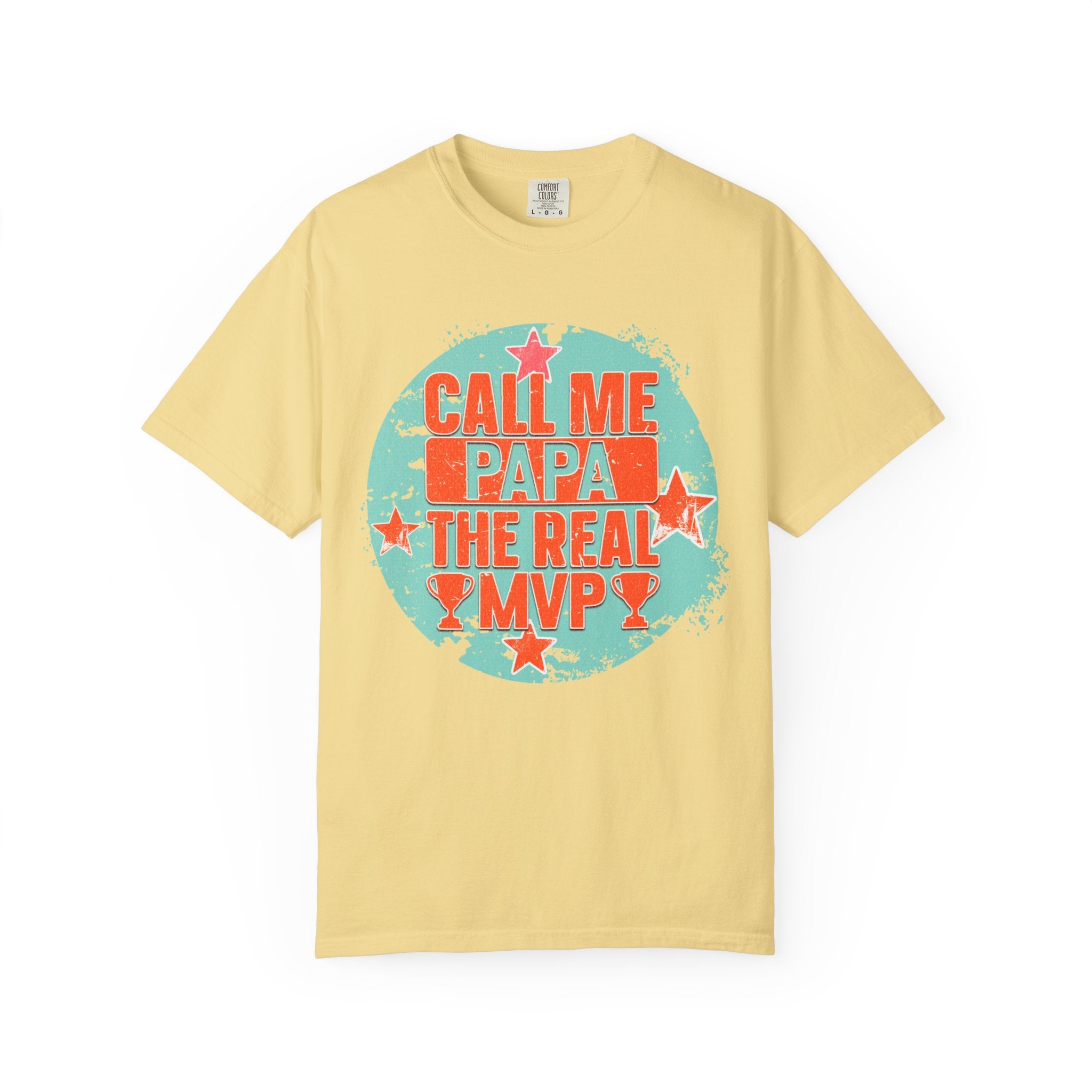 Call Me Papa The Real MVP T-Shirt — Father’s Day Dad Gift