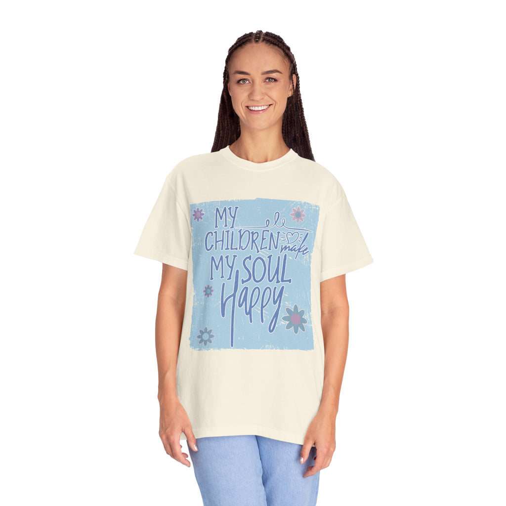 My Children Make My Soul Happy Textured T-Shirt