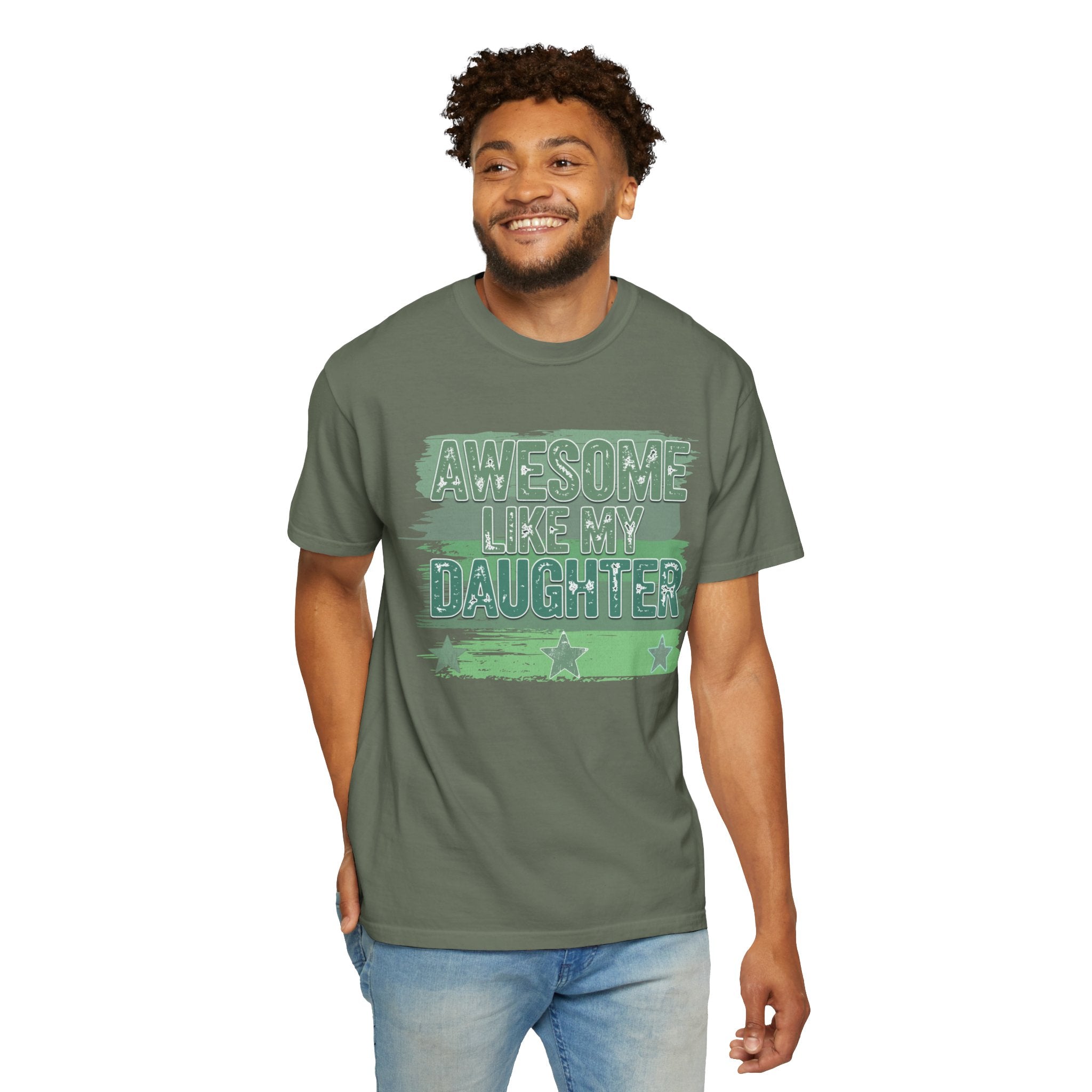 Textured Awesome Like My Daughter T-Shirt