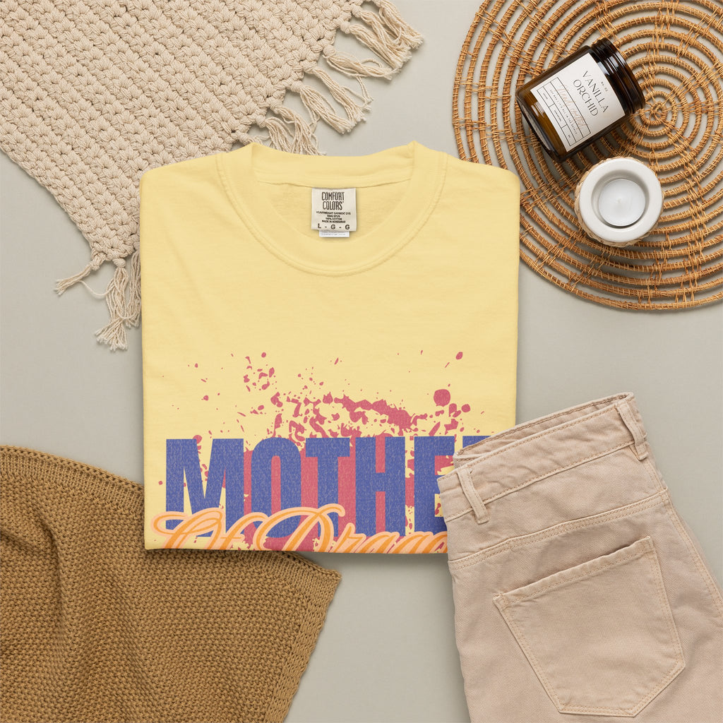 Mother of Dragons Textured T-Shirt — Bold Fantasy Tribute Tee