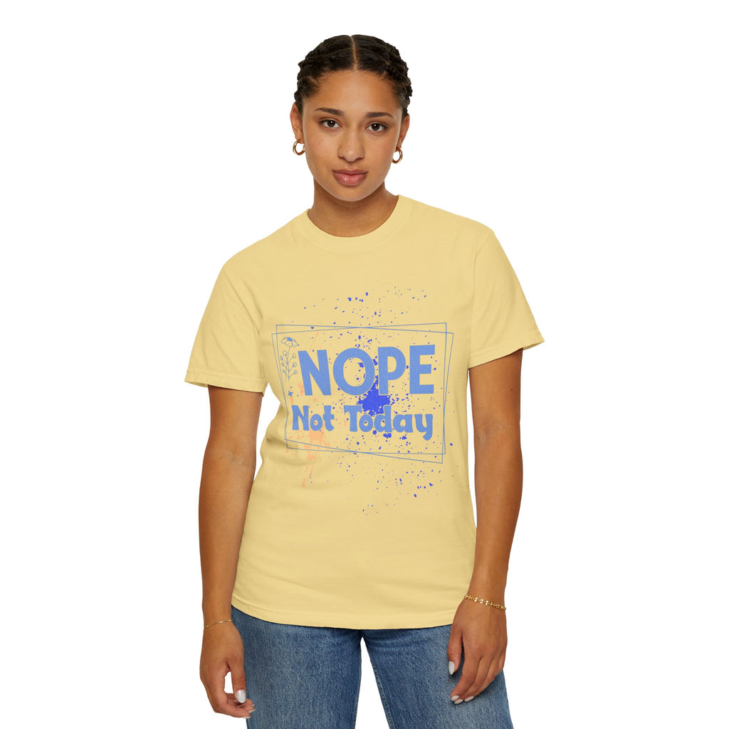 Textured Retro Nope Not Today Tee