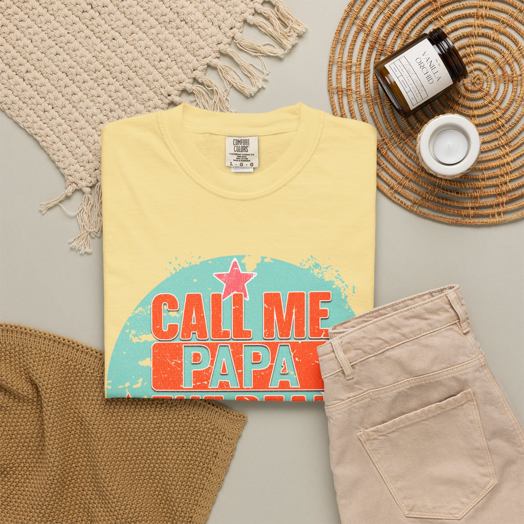 Call Me Papa The Real MVP T-Shirt — Father’s Day Dad Gift