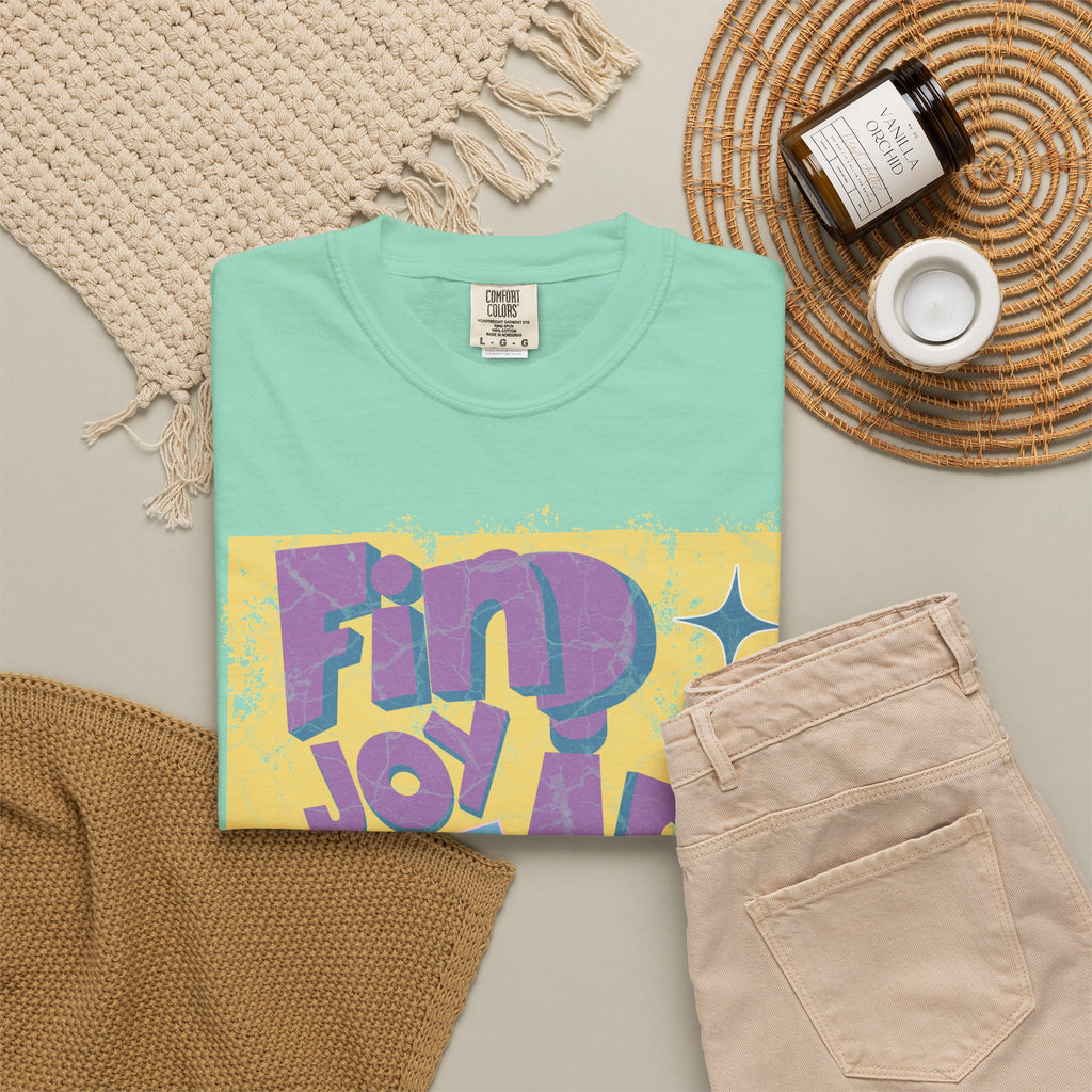 Find Joy In Small Things Textured T-Shirt