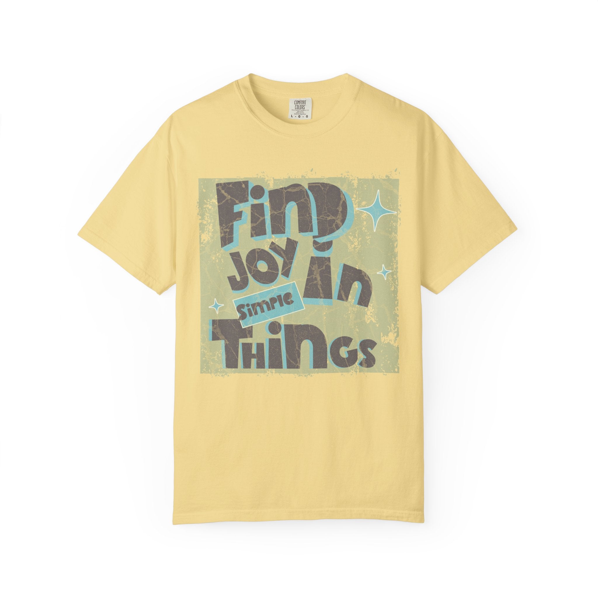 Find Joy In Simple Things Textured T-Shirt