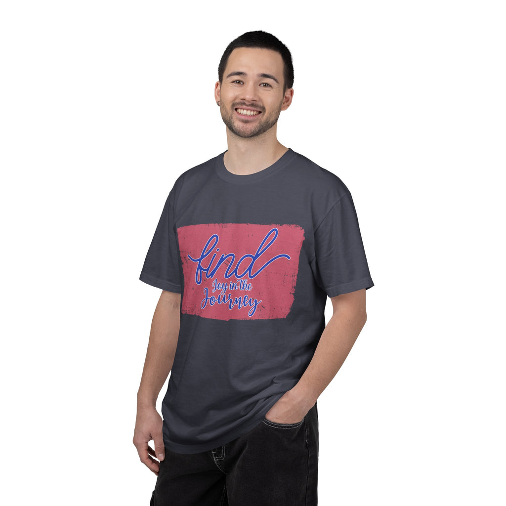 Find Joy in the Journey T-shirt |Textured Inspirational Script Graphic