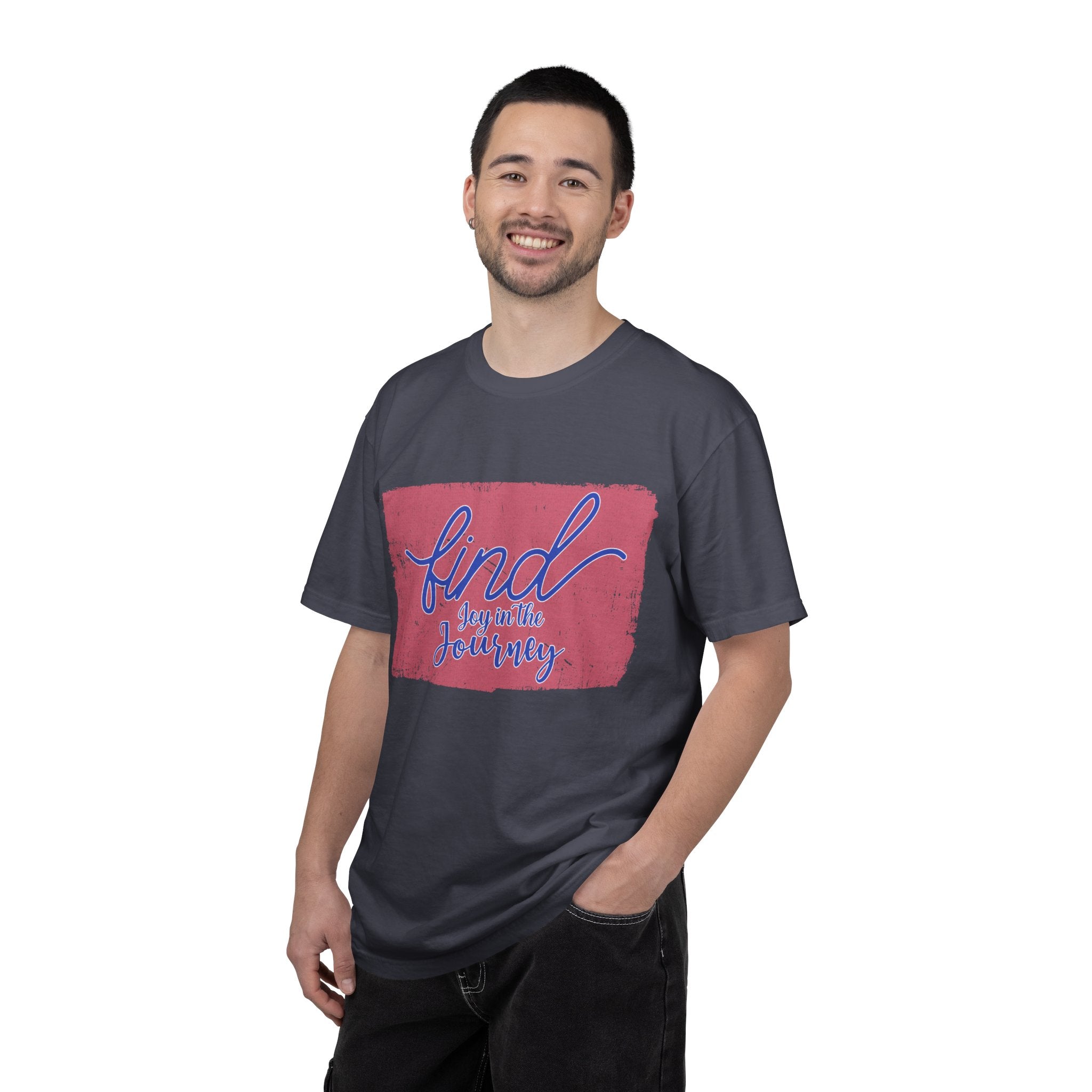 Find Joy in the Journey T-shirt |Textured Inspirational Script Graphic