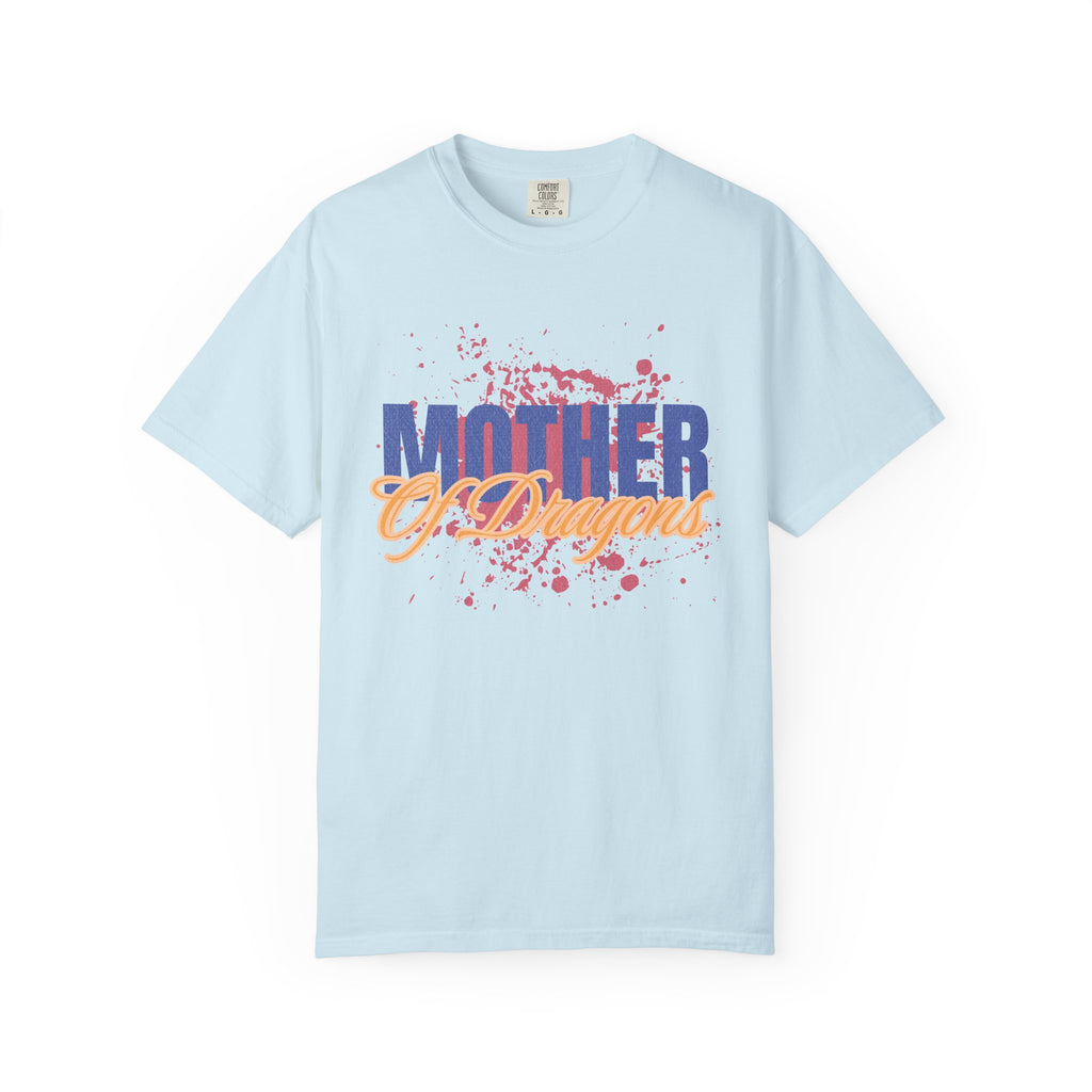 Mother of Dragons Textured T-Shirt — Bold Fantasy Tribute Tee
