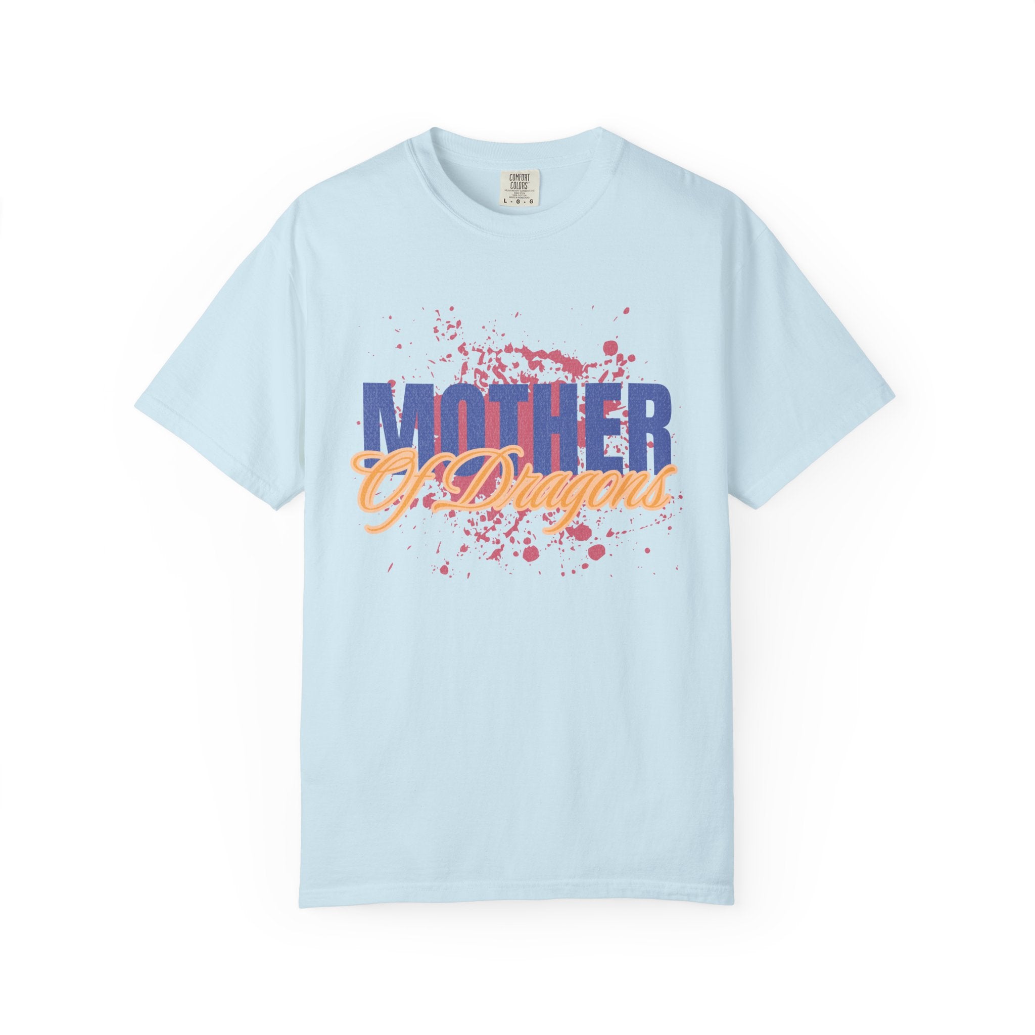 Mother of Dragons Textured T-Shirt — Bold Fantasy Tribute Tee