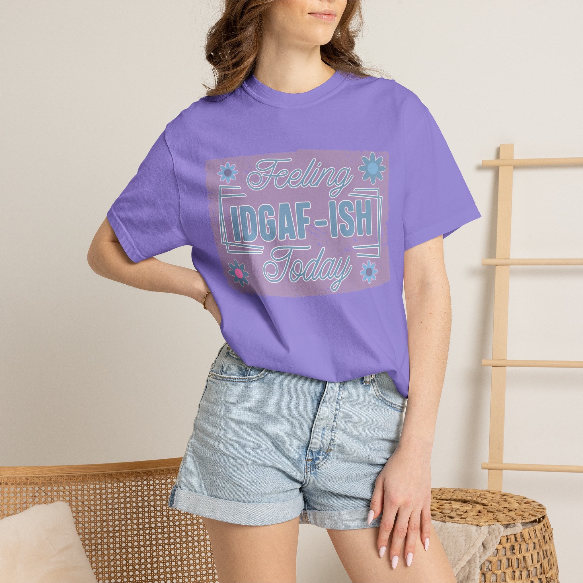Feeling IDGAF-ish Today Textured T-Shirt