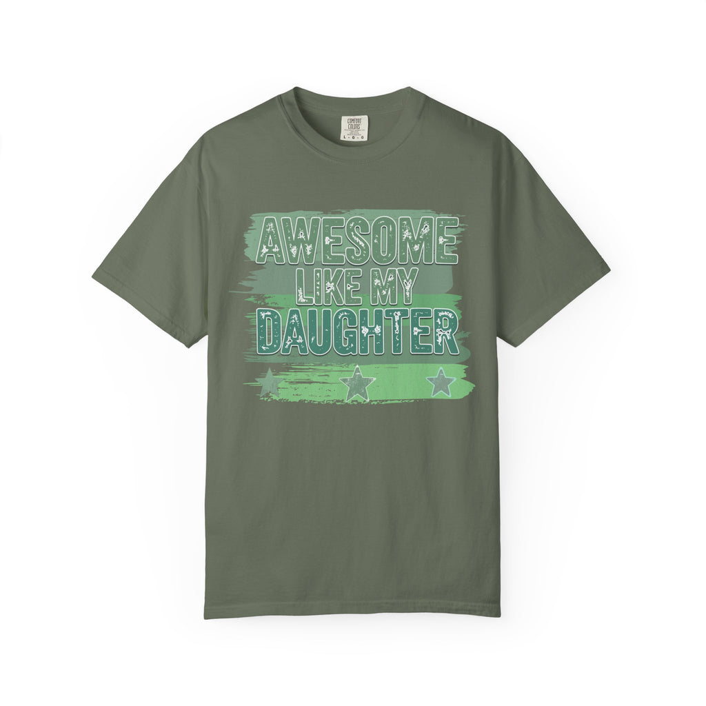 Textured Awesome Like My Daughter T-Shirt