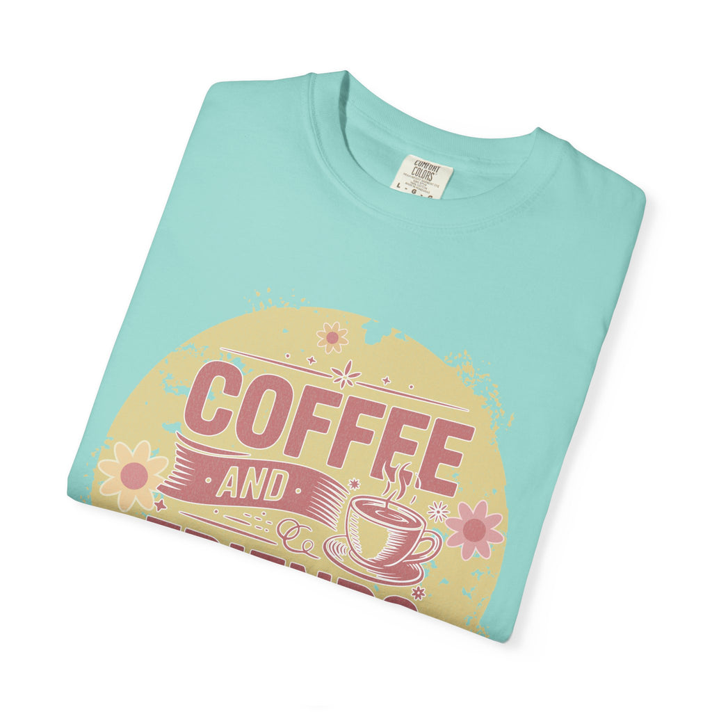 Coffee and Friends Textured T-Shirt — 'Makes the Perfect Blend' Casual Tee
