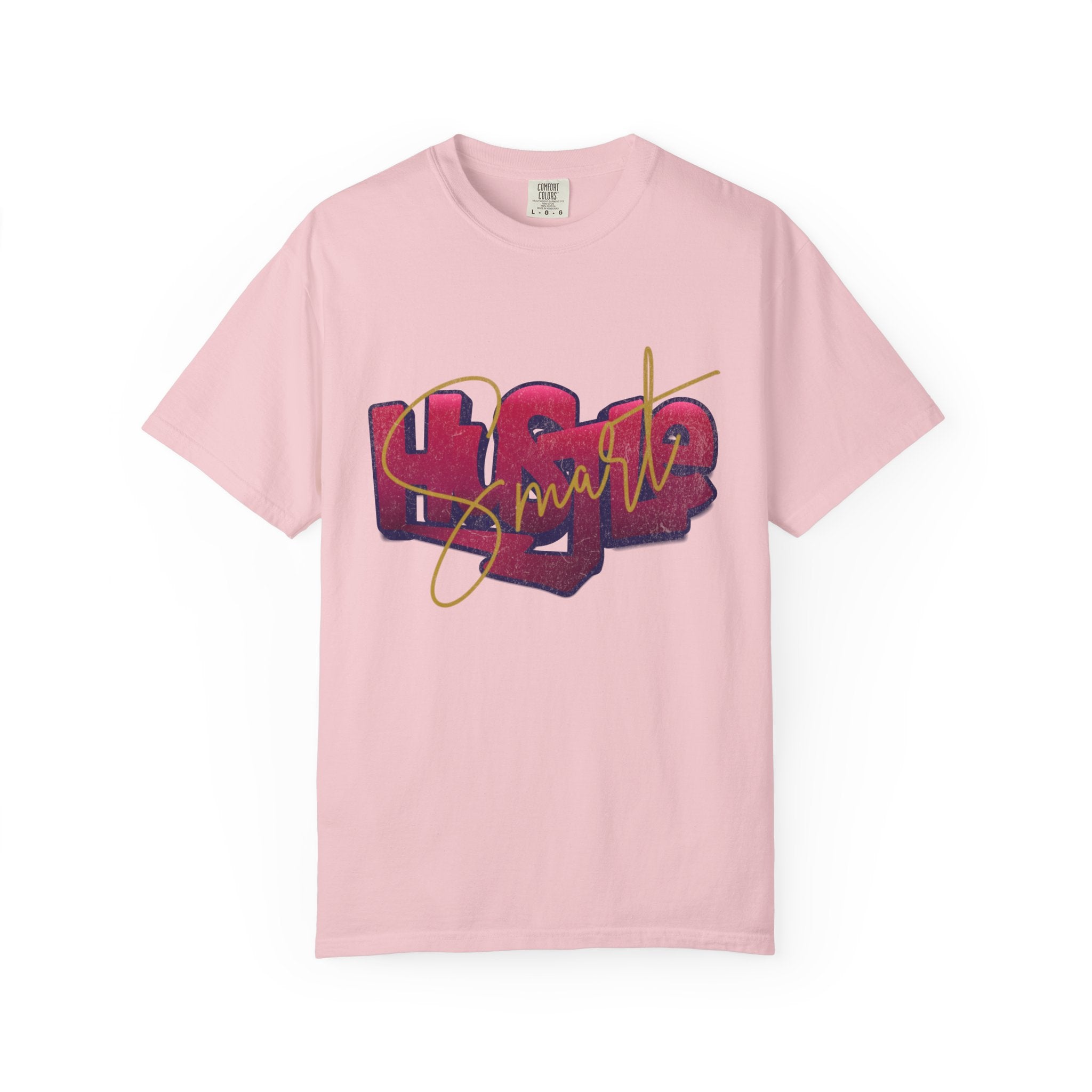 Textured Retro Hustle Smart Graphic Shirt