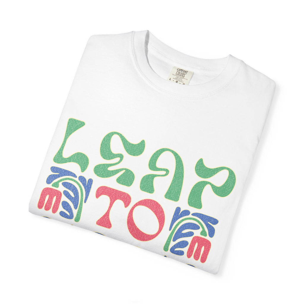 Leap To Soar T-shirt |Textured Retro Psychedelic Typography