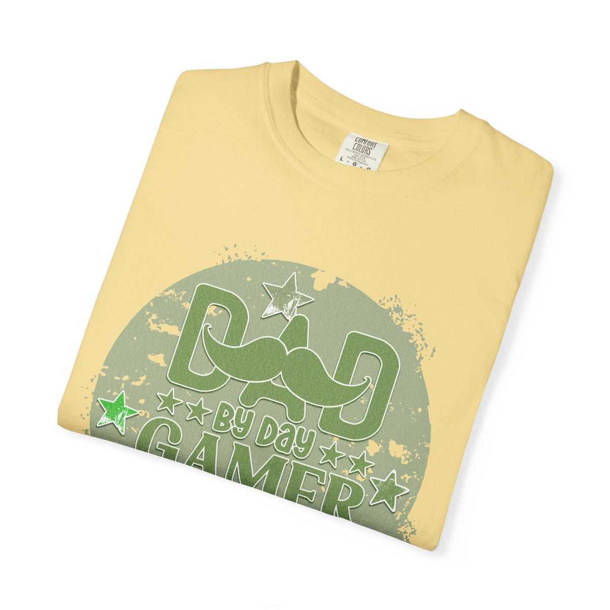Dad By Day Gamer By Night Textured T-Shirt