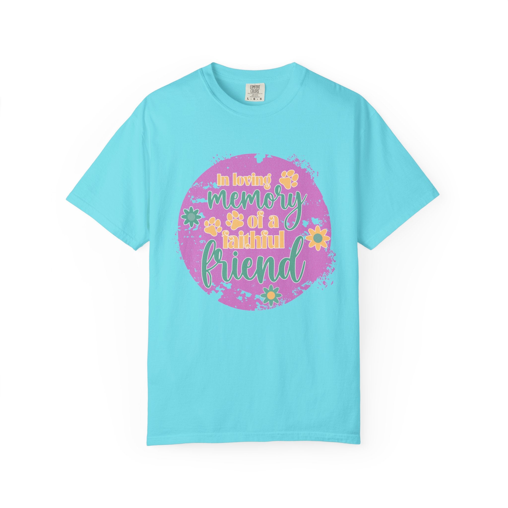 Textured Retro Faithful Friend Memorial Tee