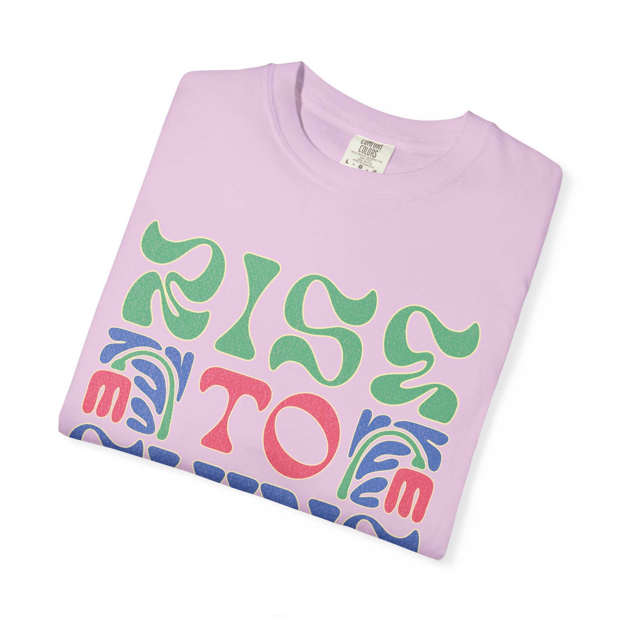 Rise to Shine T-shirt | Retro Psychedelic Lettering