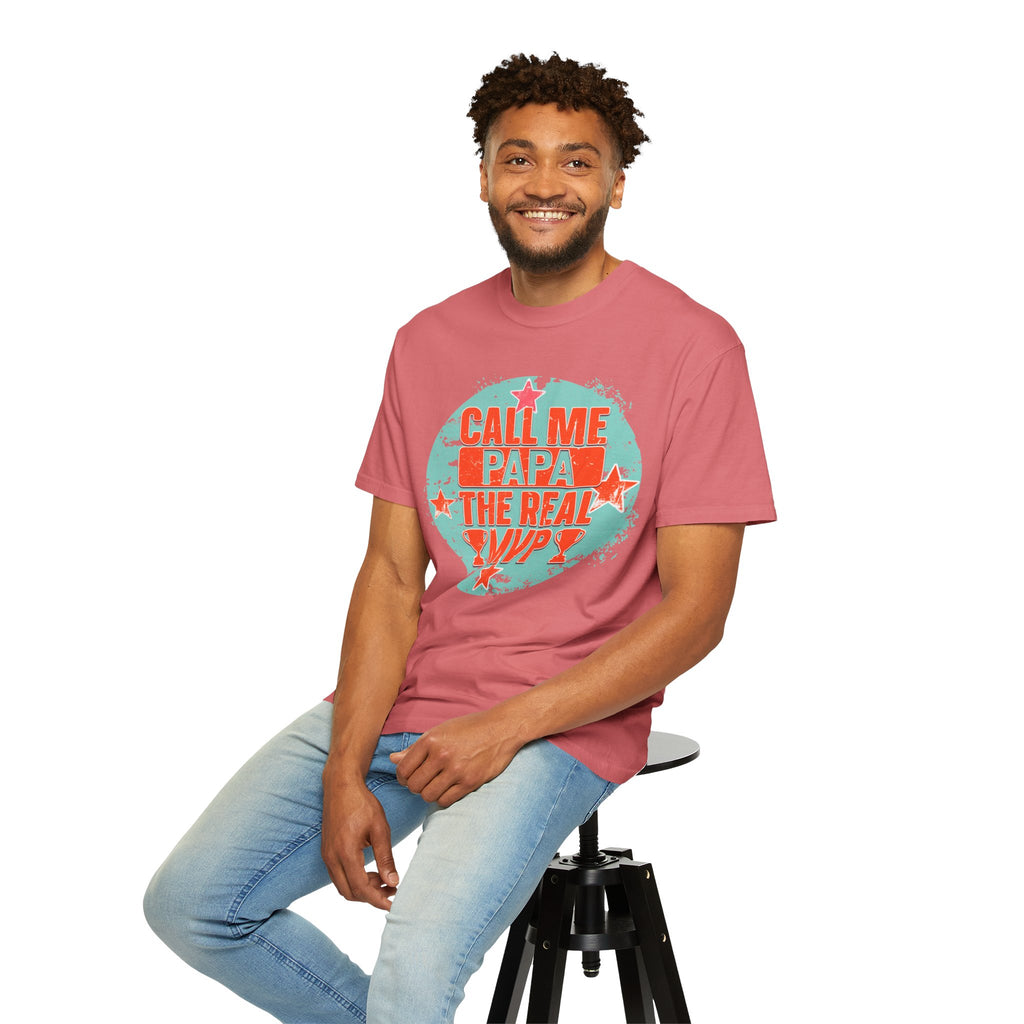Call Me Papa The Real MVP T-Shirt — Father’s Day Dad Gift