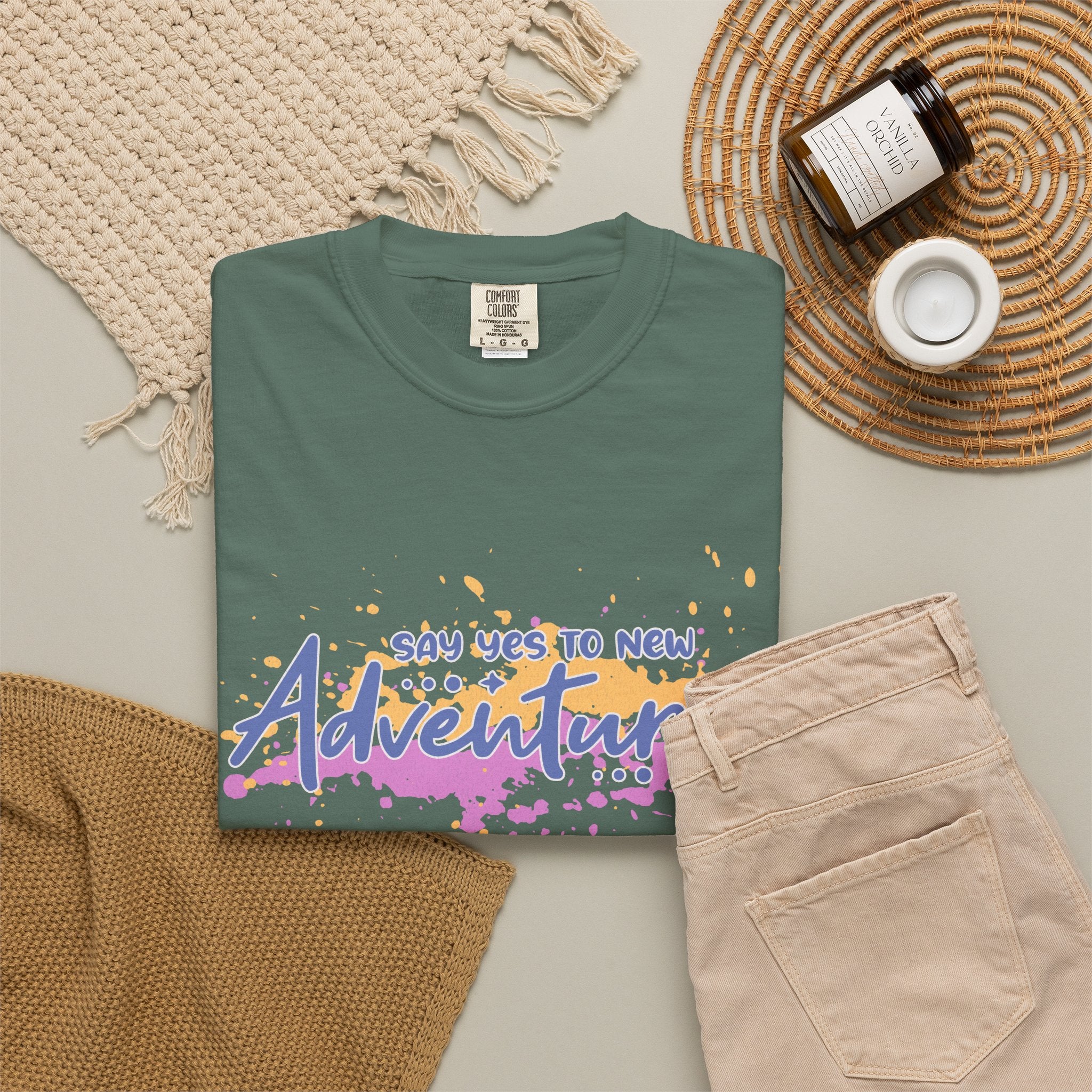 Adventure T‑Shirt – "Say Yes to New Adventures" Graphic Tee