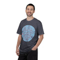 Textured Inspirational Graphic T-Shirt — "Do Small Things With Great Love" Floral Design