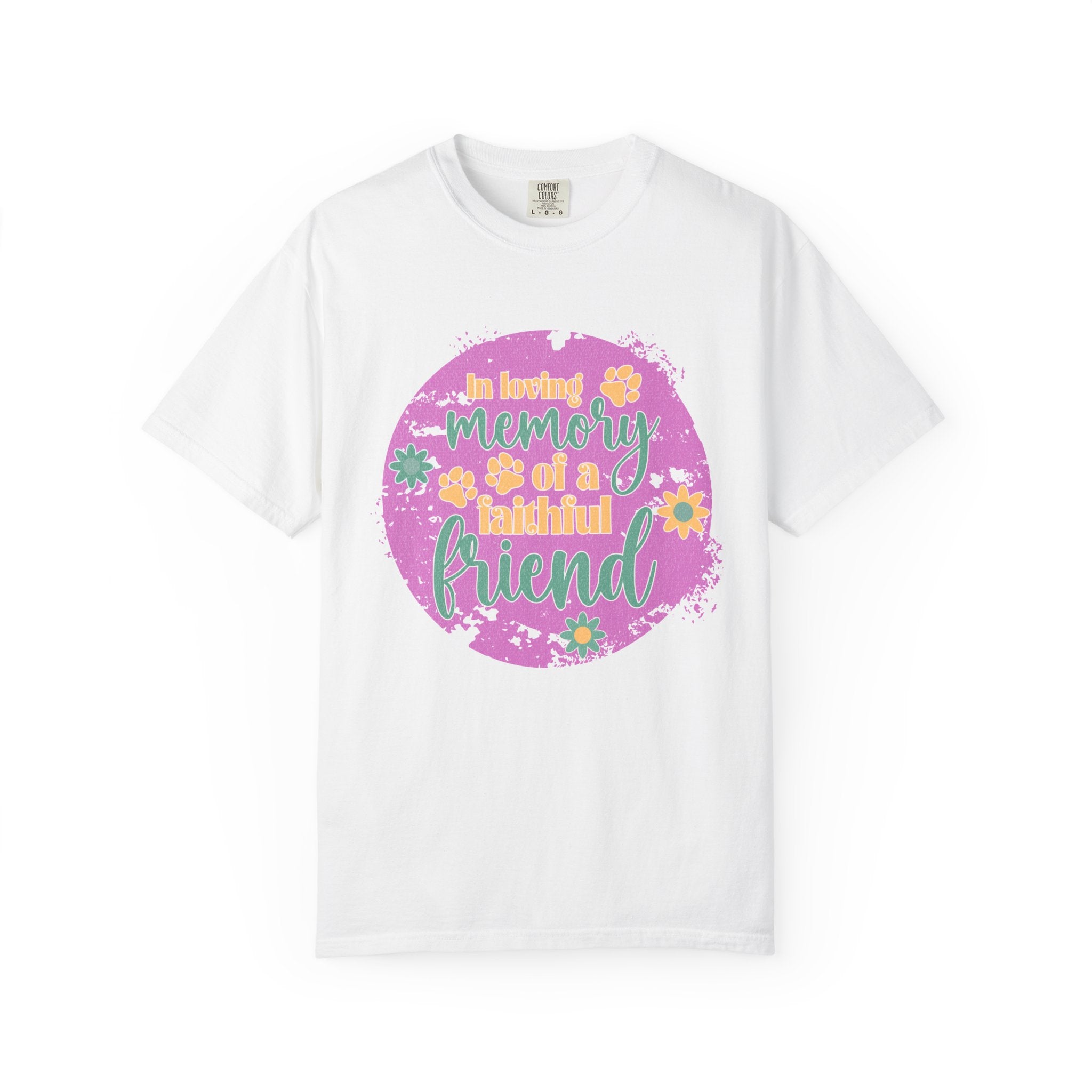 Textured Retro Faithful Friend Memorial Tee