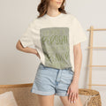 Textured Graphic T-Shirt — "I’m Not a Person You Can Put on Speaker Phone" Funny Quote Tee