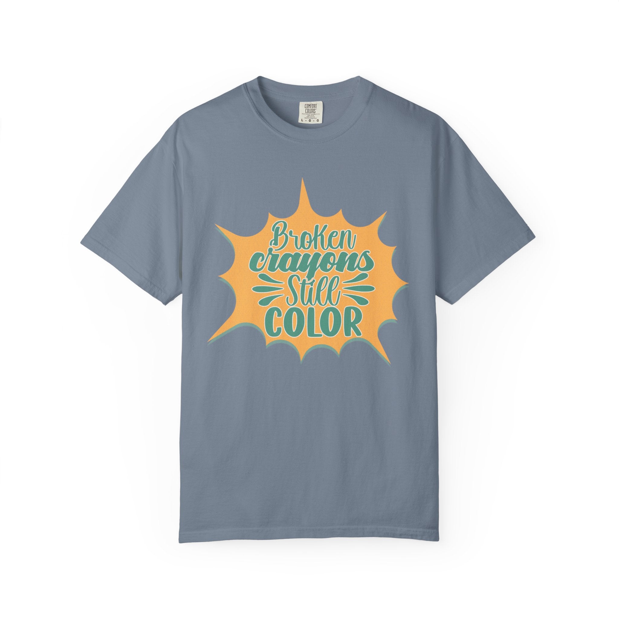 Broken Crayons Still Color Textured T-Shirt