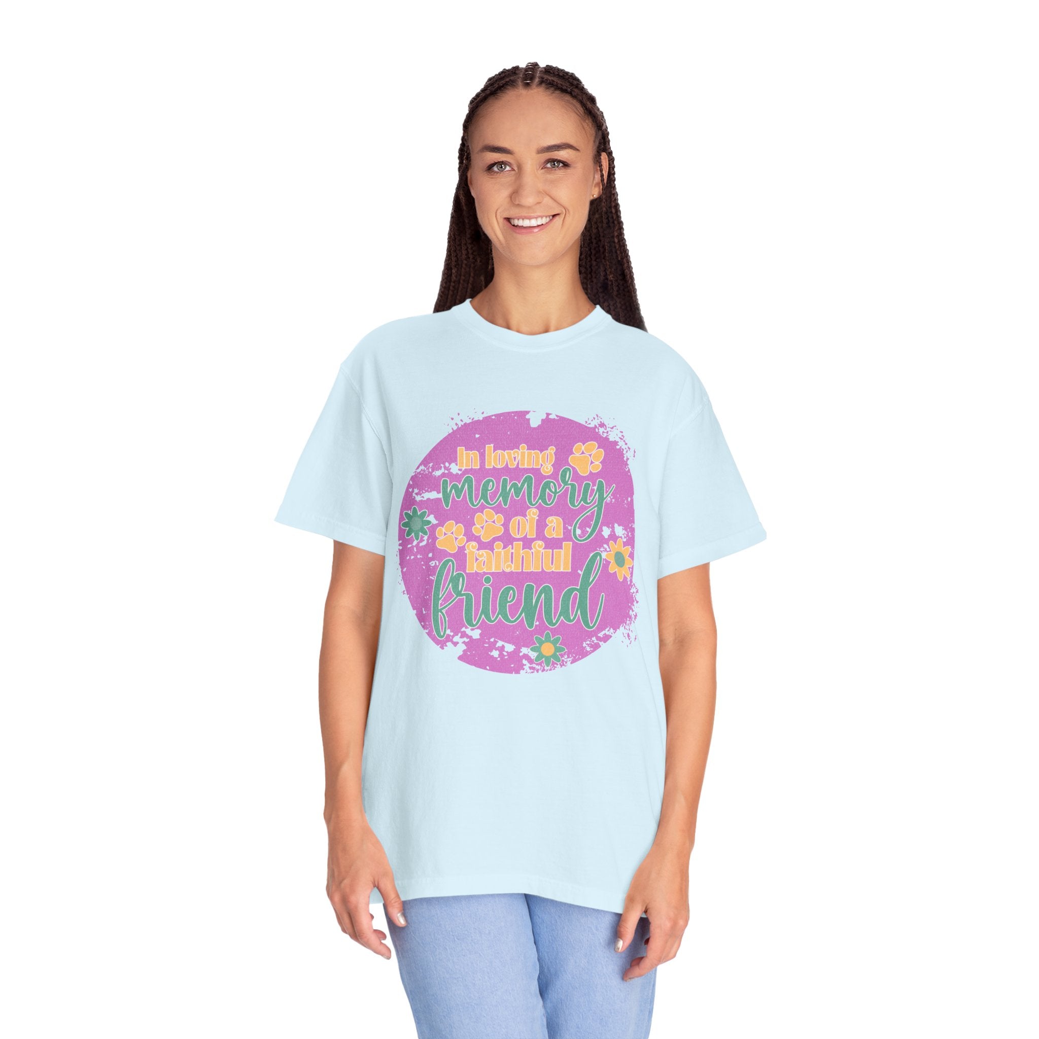 Textured Retro Faithful Friend Memorial Tee