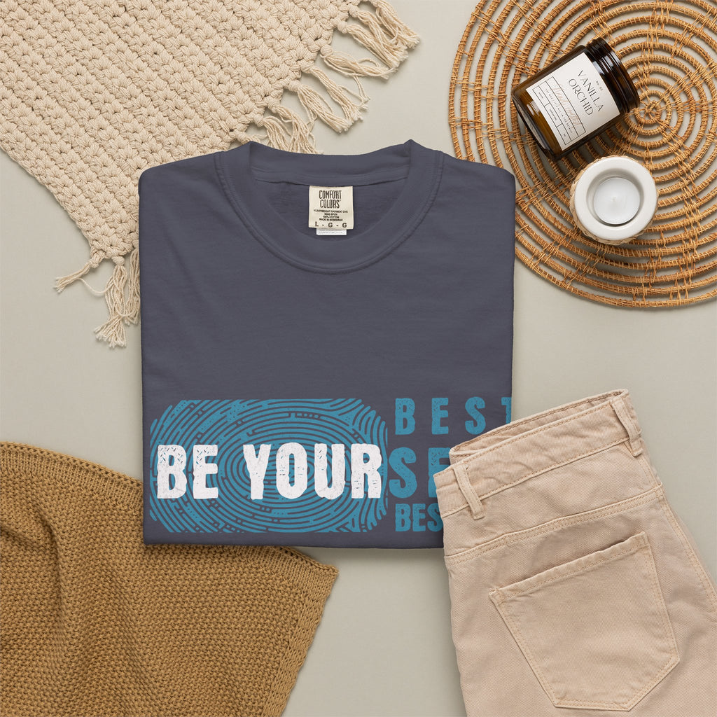 Textured Be Yourself Best Life T-Shirt
