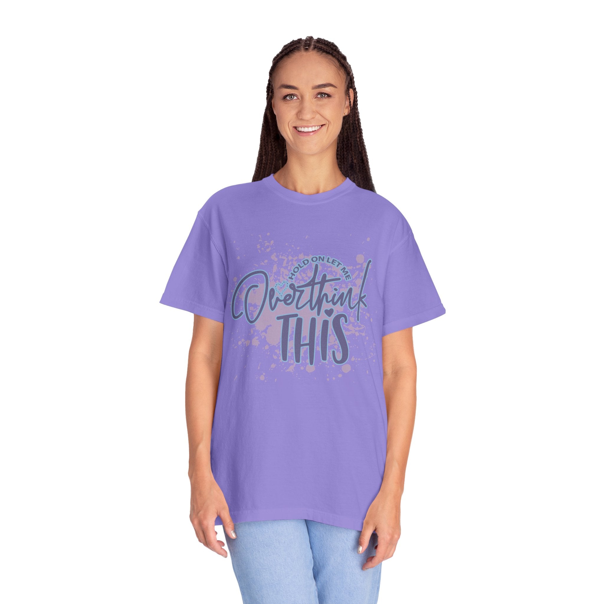 Overthink This T-Shirt — Textured Humorous Mindfulness Graphic Tee