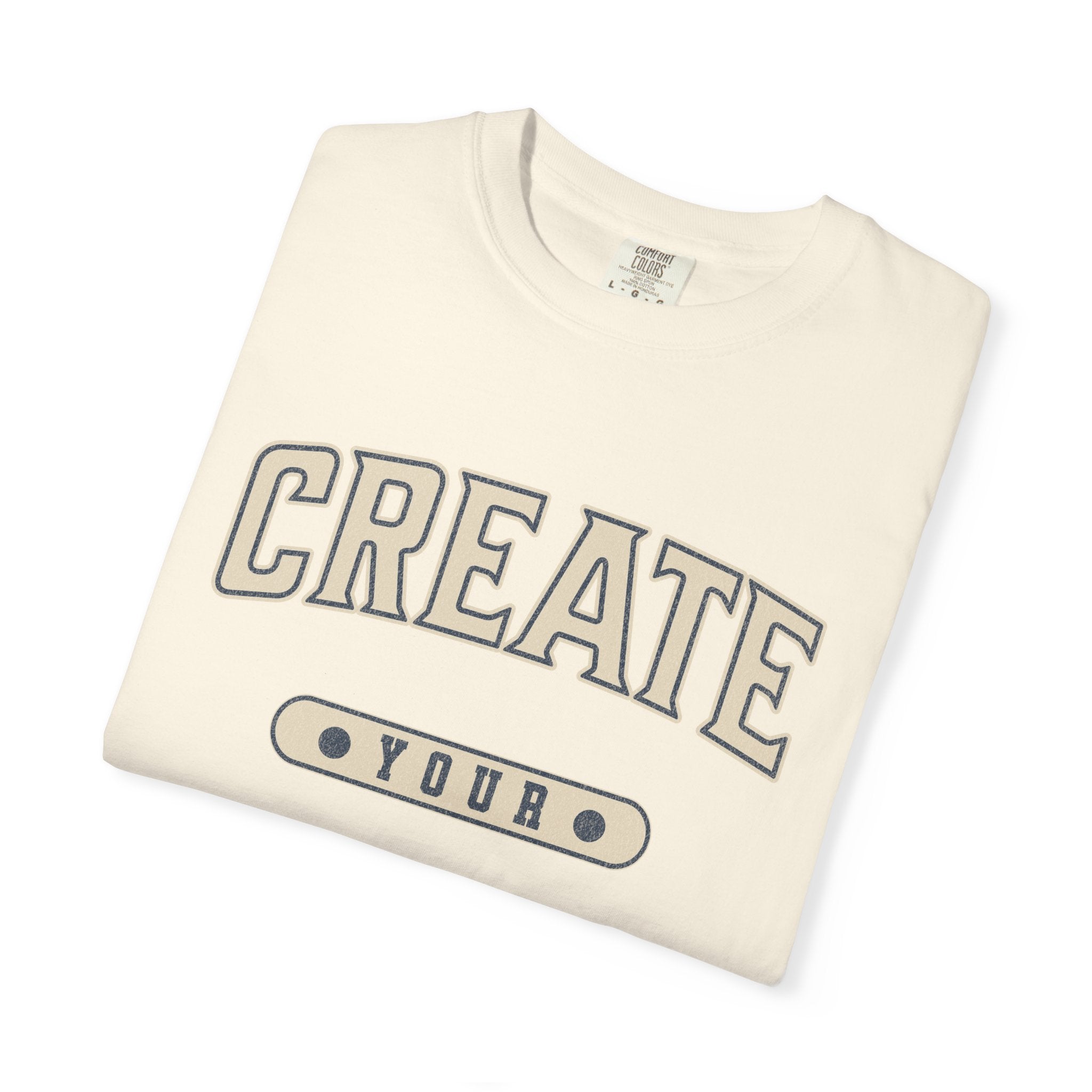 Textured Collegiate Create Your Sunshine Tee Unisex Garment-Dyed T-shirt