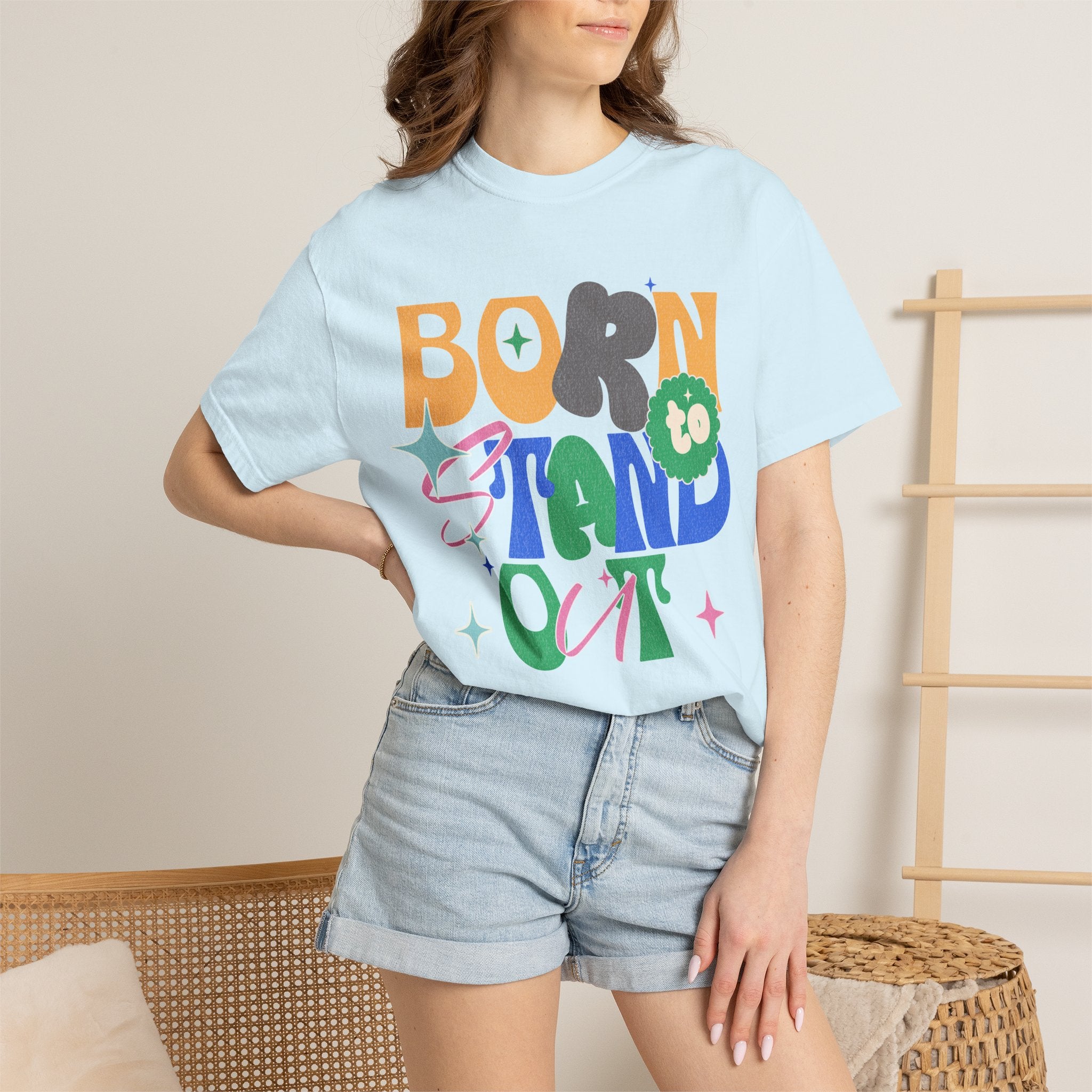 Born to Stand Out Textured T-Shirt