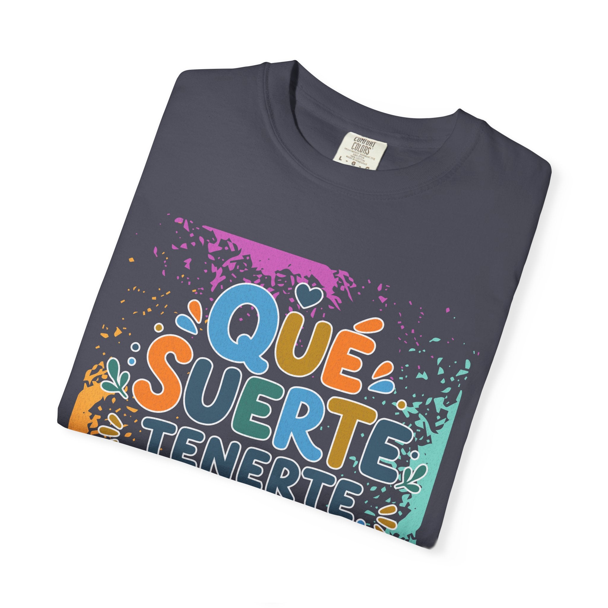 Qué Suerte Tenerte, Papá — Father's Day Textured T-Shirt