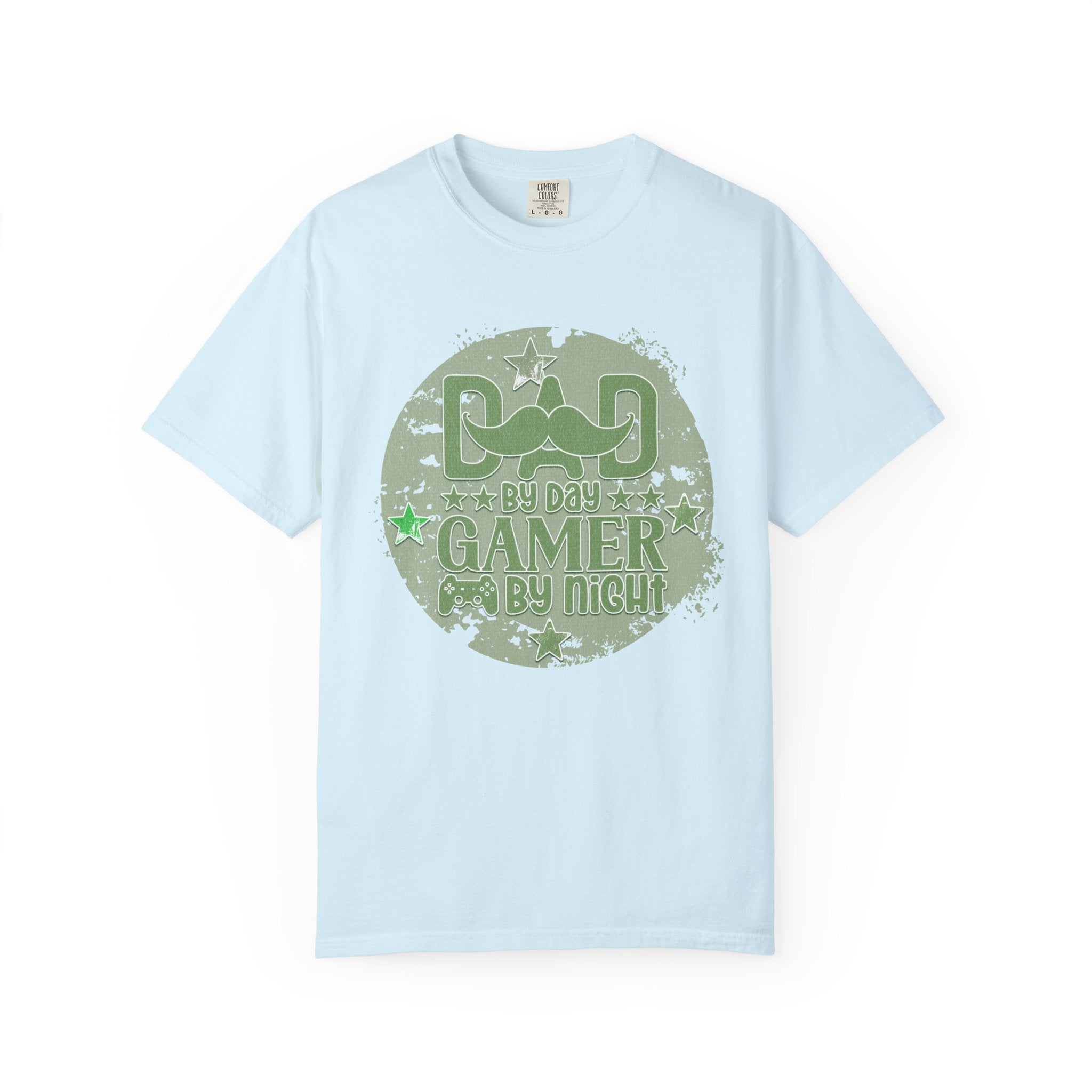 Dad By Day Gamer By Night Textured T-Shirt
