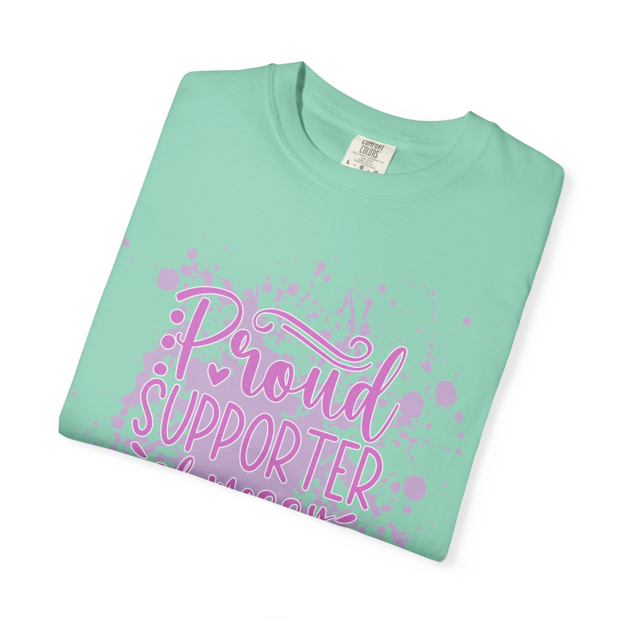 Textured Proud Supporter of Messy Hair and Sweatpants T-Shirt