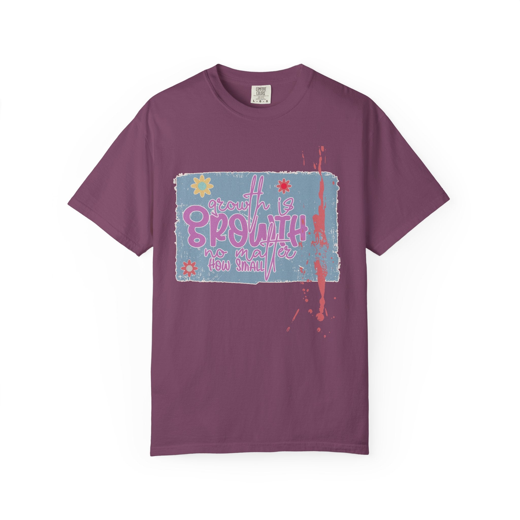 Textured Retro Growth Is Growth Tee