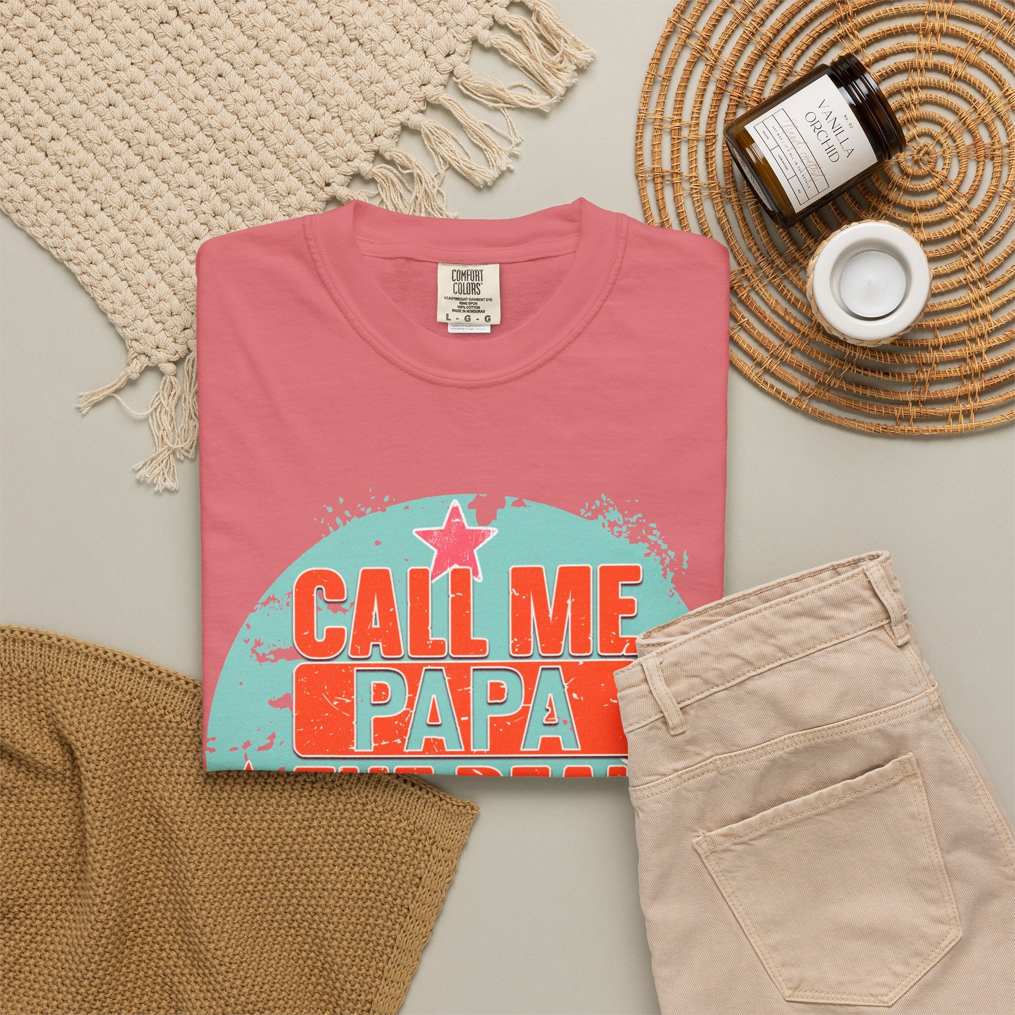 Call Me Papa The Real MVP T-Shirt — Father’s Day Dad Gift