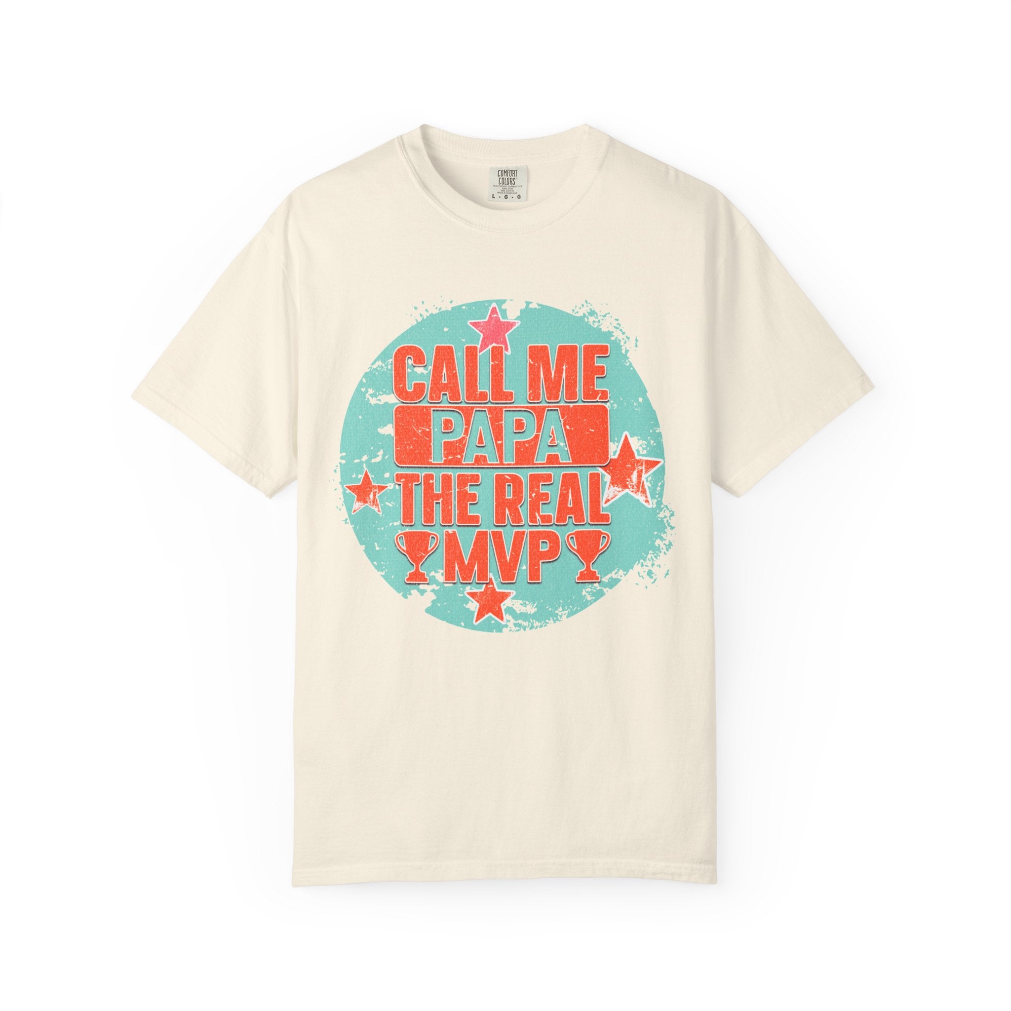 Call Me Papa The Real MVP T-Shirt — Father’s Day Dad Gift