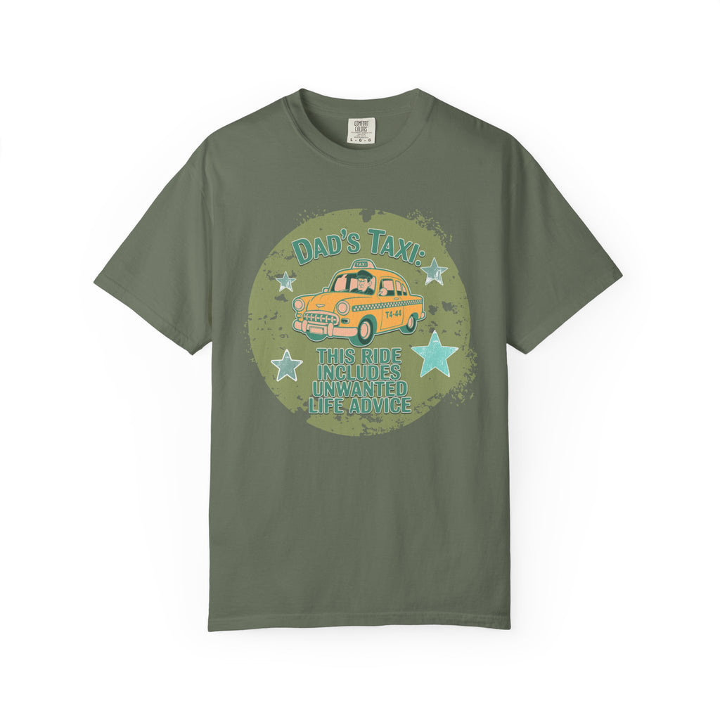 Textured Dad's Taxi Vintage Car T-Shirt