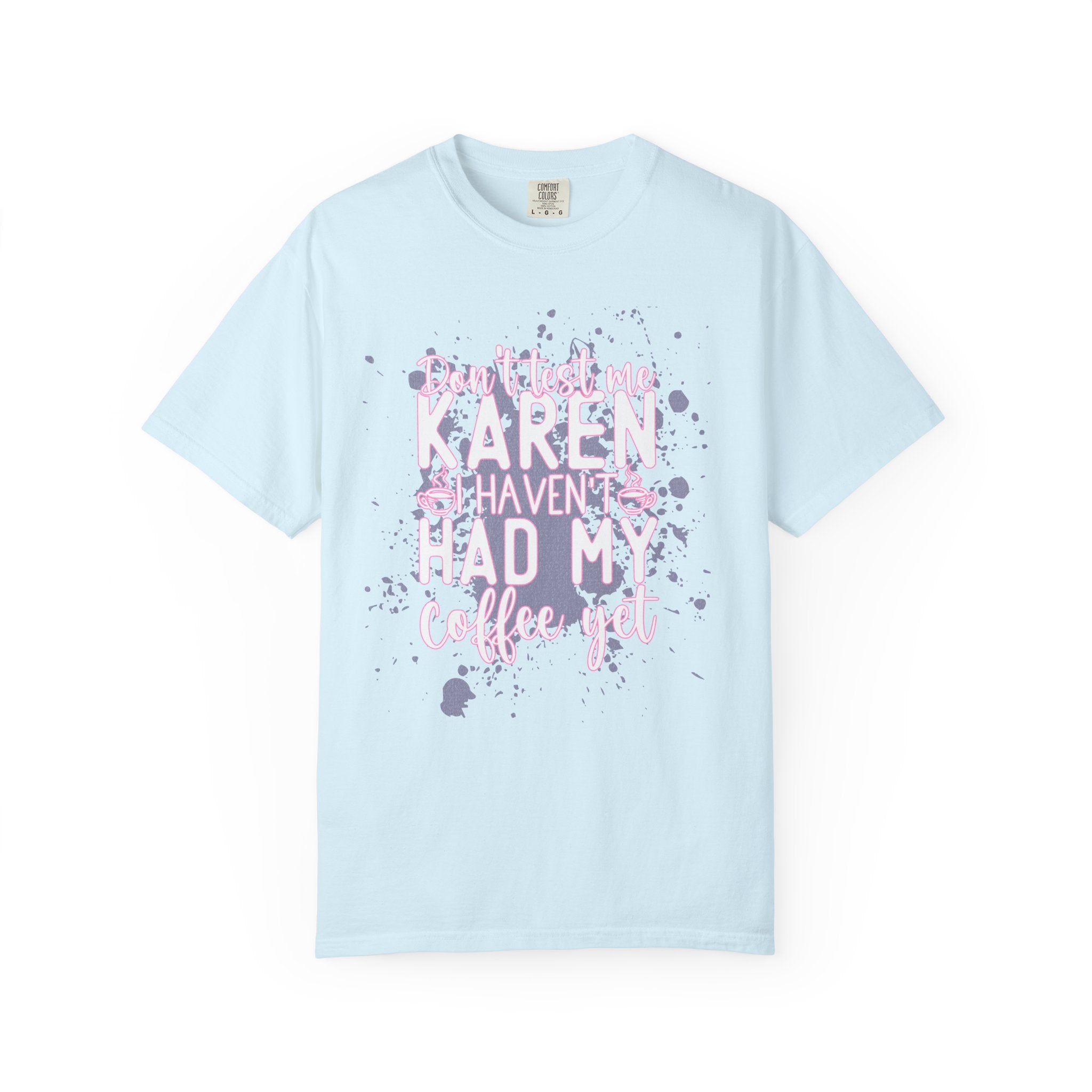 Textured Retro Karen Coffee Graphic Tee