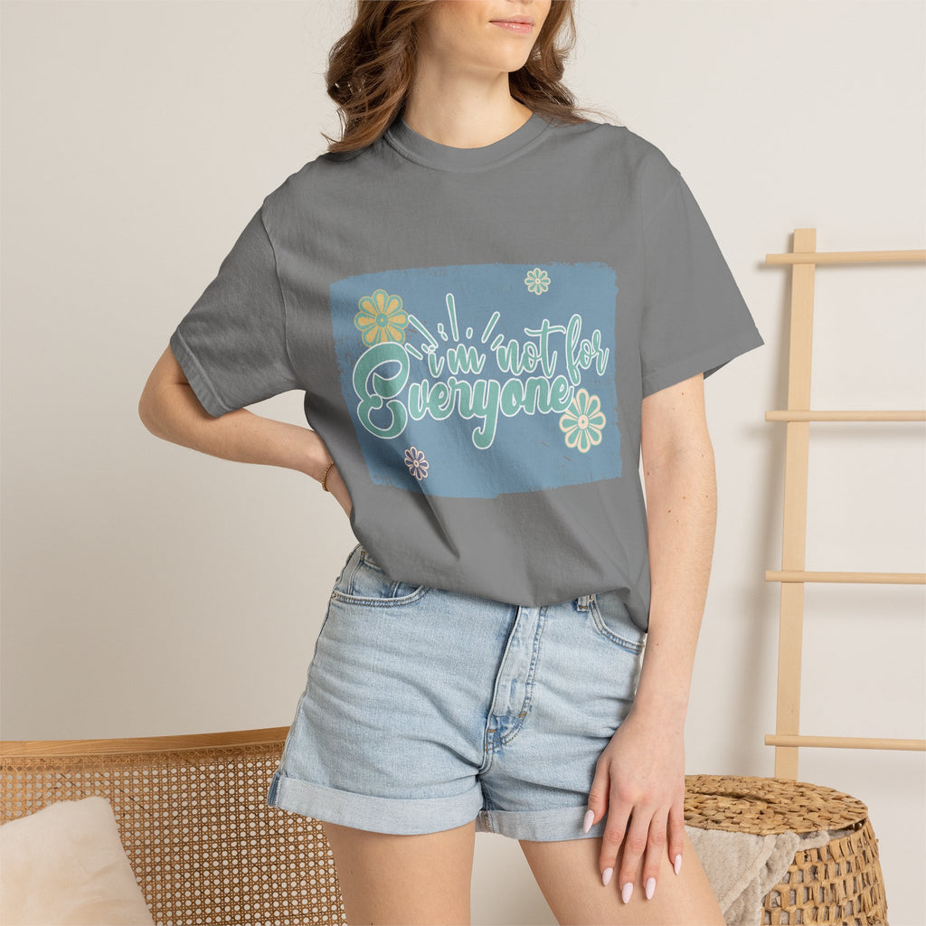 Textured Retro I'm Not For Everyone Tee