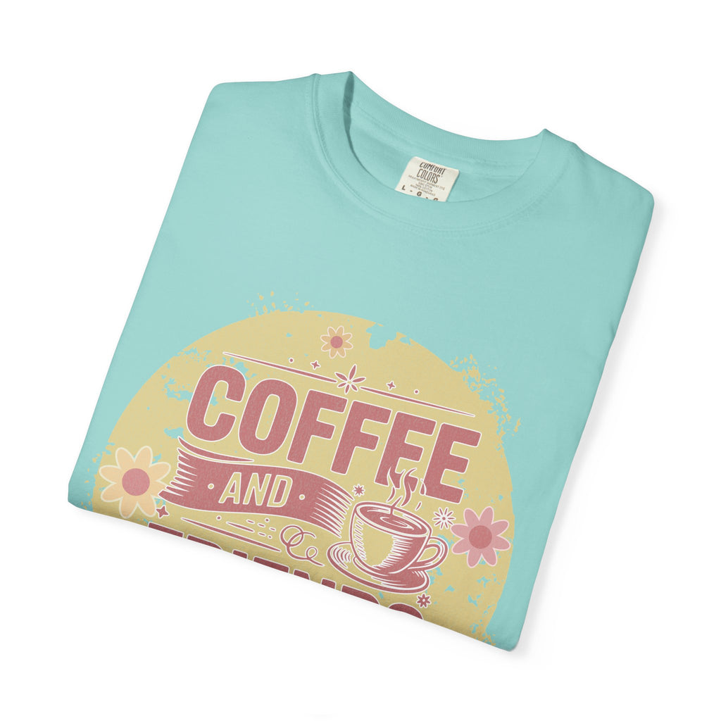 Coffee and Friends Textured T-Shirt — 'Makes the Perfect Blend' Casual Tee