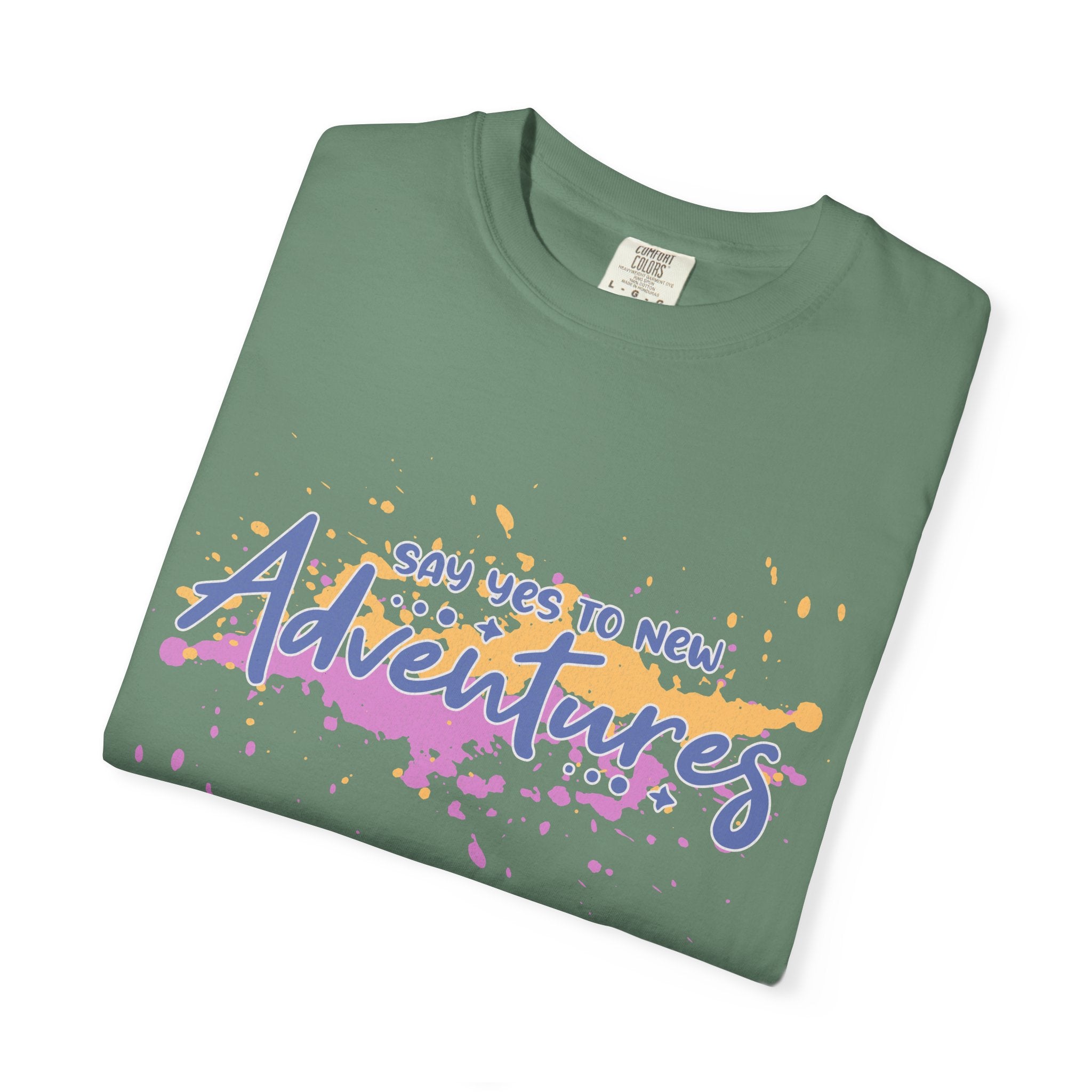 Adventure T‑Shirt – "Say Yes to New Adventures" Graphic Tee