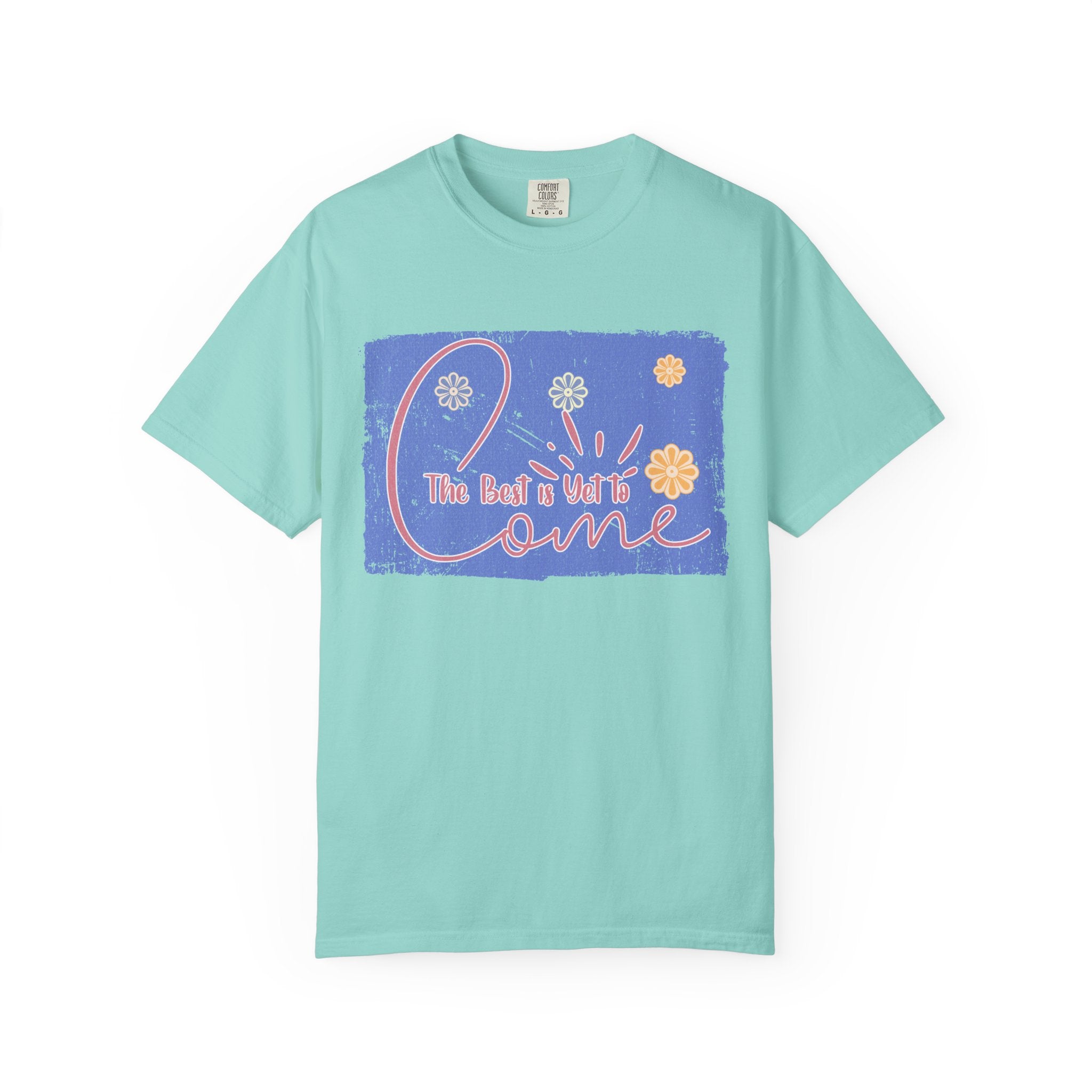 Retro Best Yet Come Tee | Textured Floral Handwritten Graphic