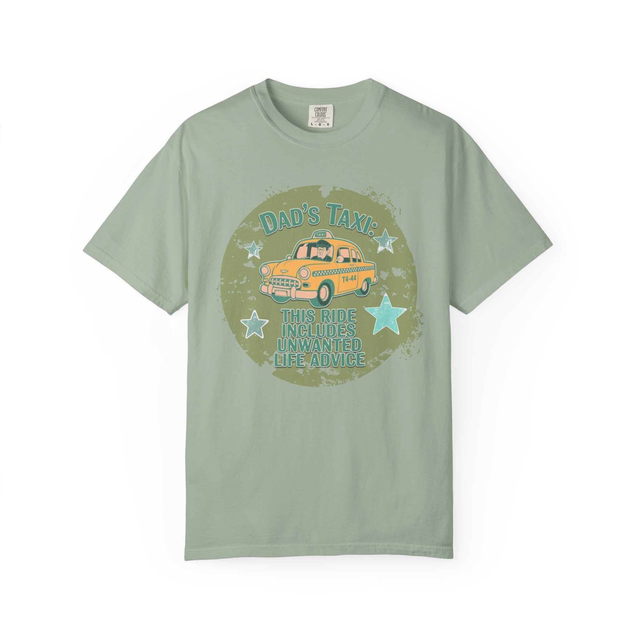 Textured Dad's Taxi Vintage Car T-Shirt